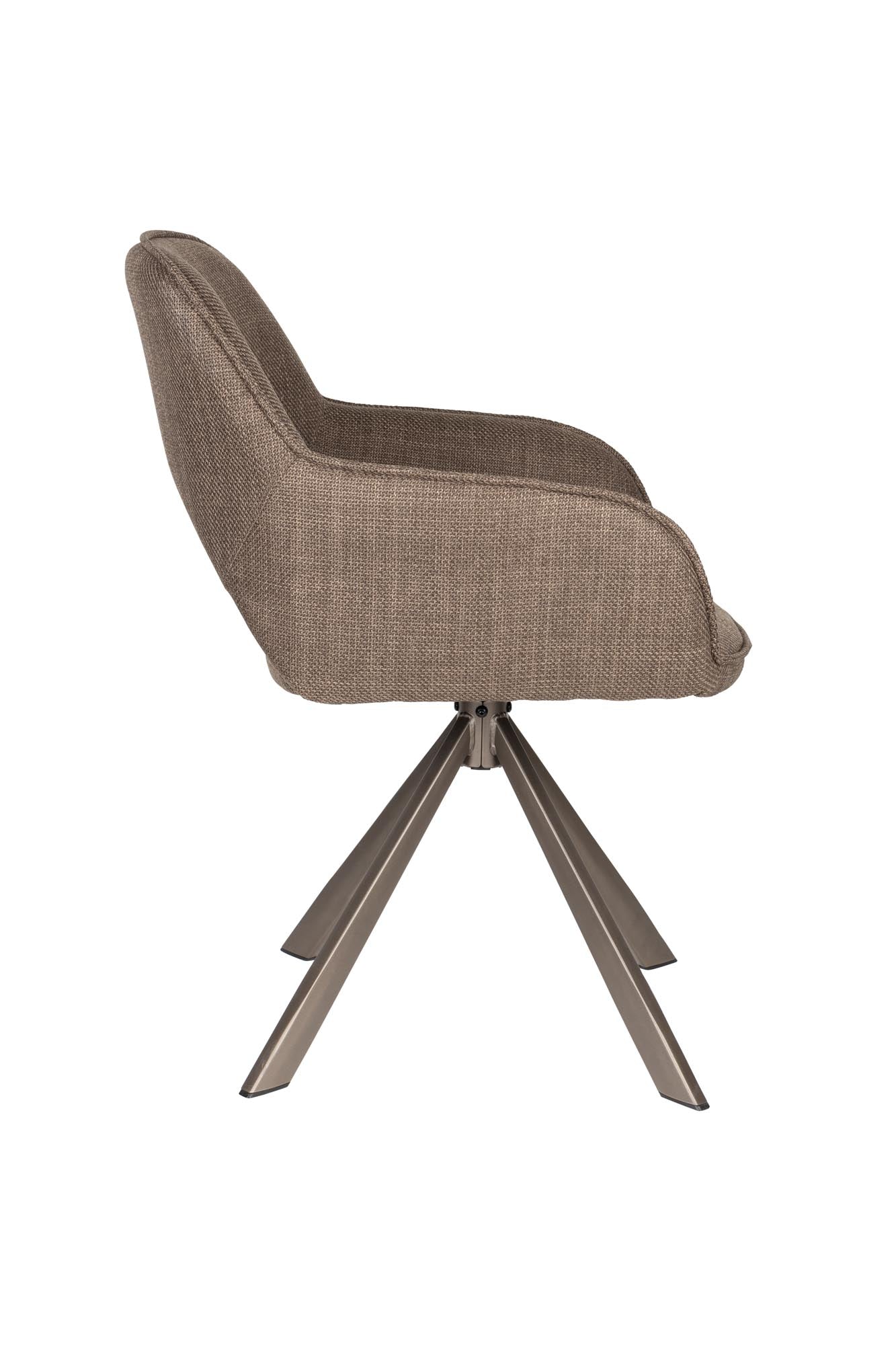 Eleganter Stuhl Toye von White Label Living, ideal für Esszimmer und moderne Wohnräume, bietet Komfort und stilvolles Design.