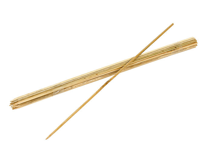 Set aus 30 grünen Bambusstäben, 35 cm lang, ideal zur Unterstützung von Pflanzen in Töpfen oder im Garten, von E + h.