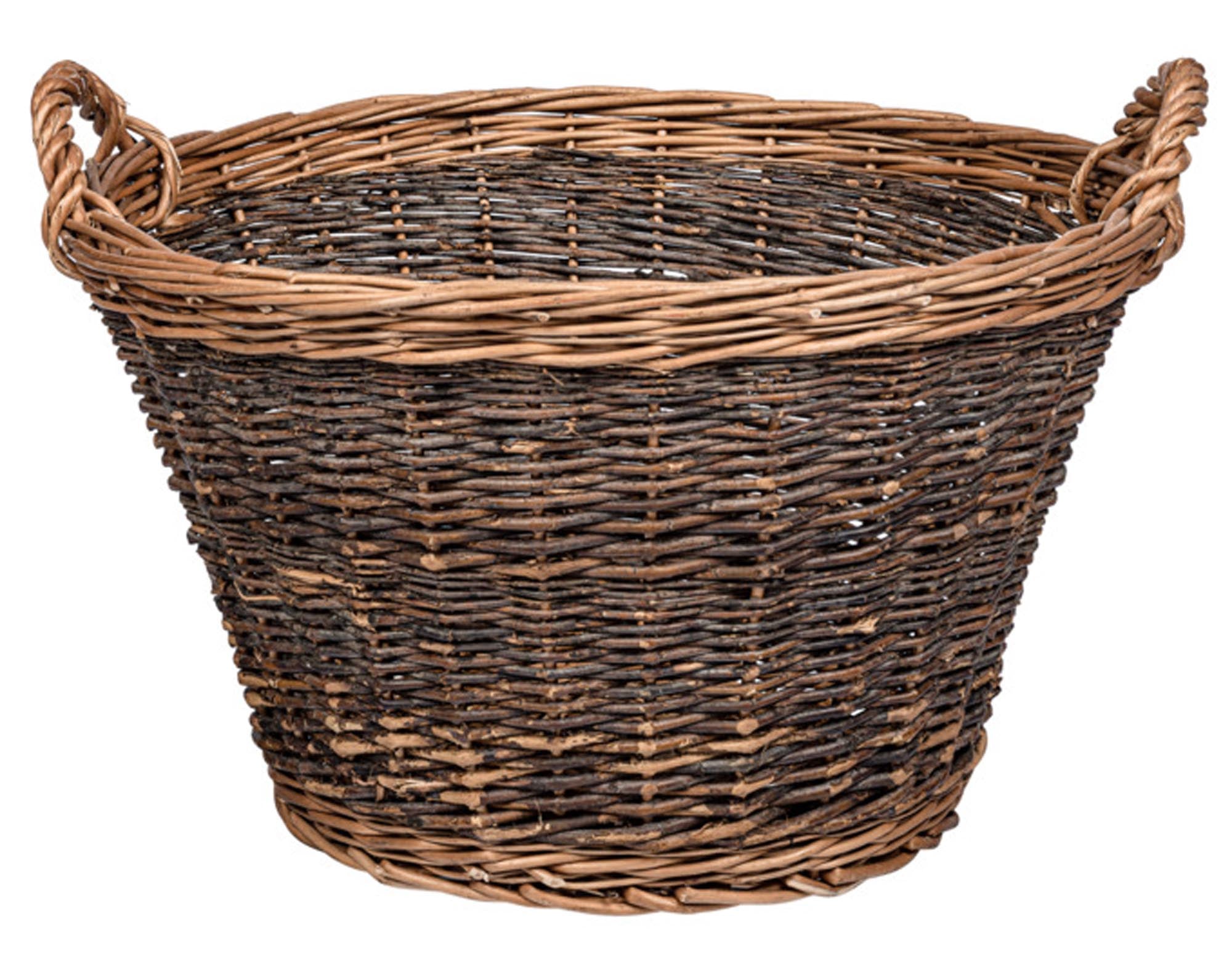 Entdecken Sie den handgefertigten Weidenkorb 36/53 cm von SCHNEIDER KORBWAREN – ideal für stilvolle Aufbewahrung und natürliche Eleganz.