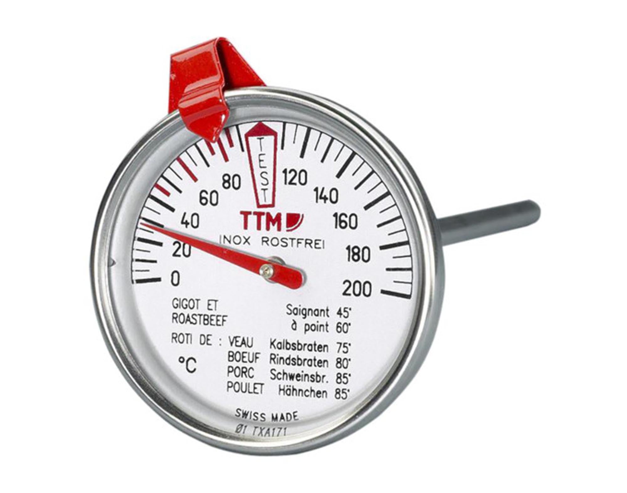 TTM Fleischthermometer: Präzise Temperaturkontrolle für perfekte Grill- und Brat-Ergebnisse. Hochwertig, ergonomisch und vielseitig einsetzbar.