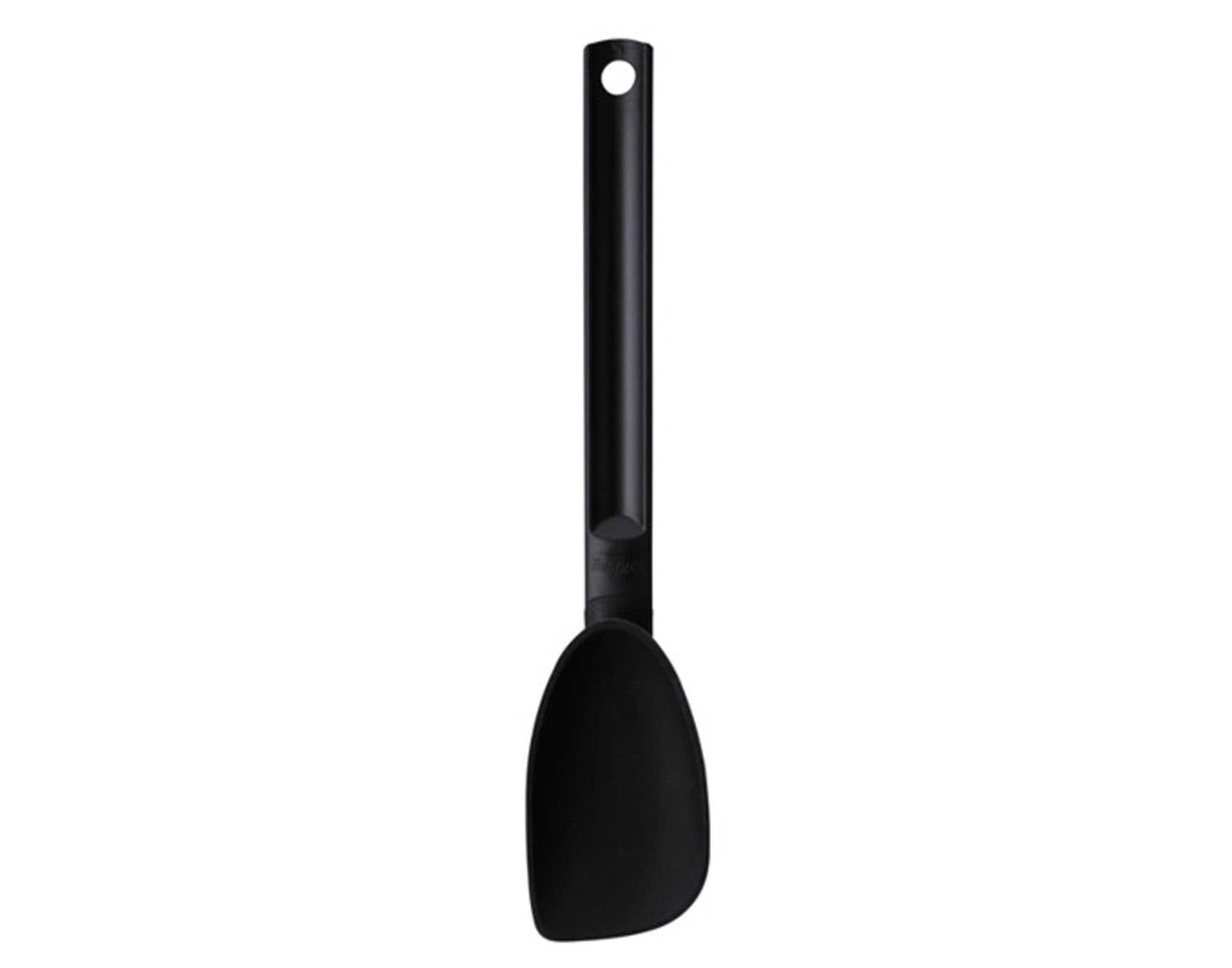 Entdecken Sie den KISAG Silikonlöffel schwarz 30 cm – hitzebeständig, antihaft und spülmaschinenfest. Ideal zum Rühren, Mischen und Servieren in Ihrer Küche!
