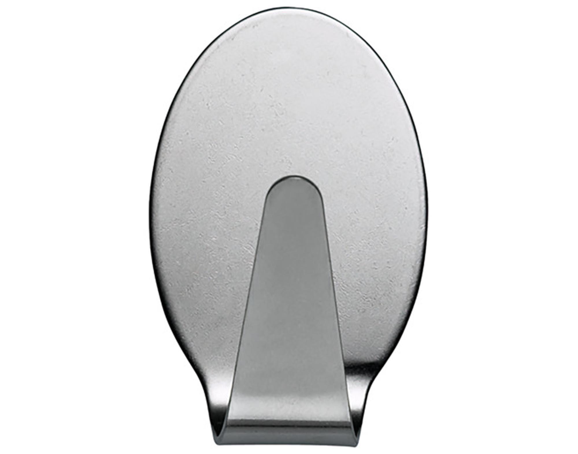 Zwei ovale Haken aus hochwertigem Inox von DIAQUA, perfekt für die Aufbewahrung in Bad, Küche oder Flur. Stilvolles Design trifft auf Funktionalität.
