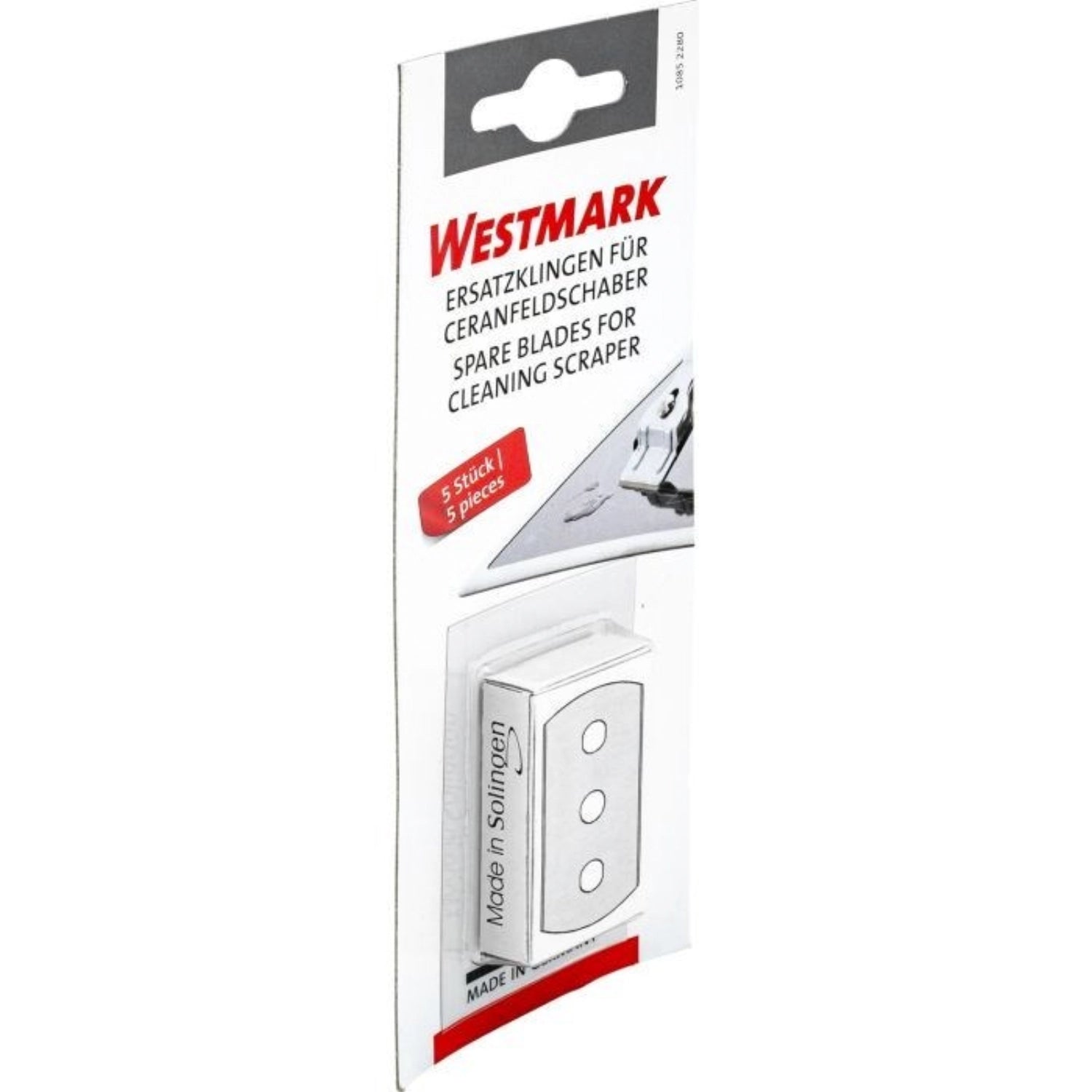 Fünf hochwertige Ersatzklingen für den Westmark 1084, ideal für präzises Schneiden in der Küche und zur Verlängerung der Lebensdauer Ihres Geräts.