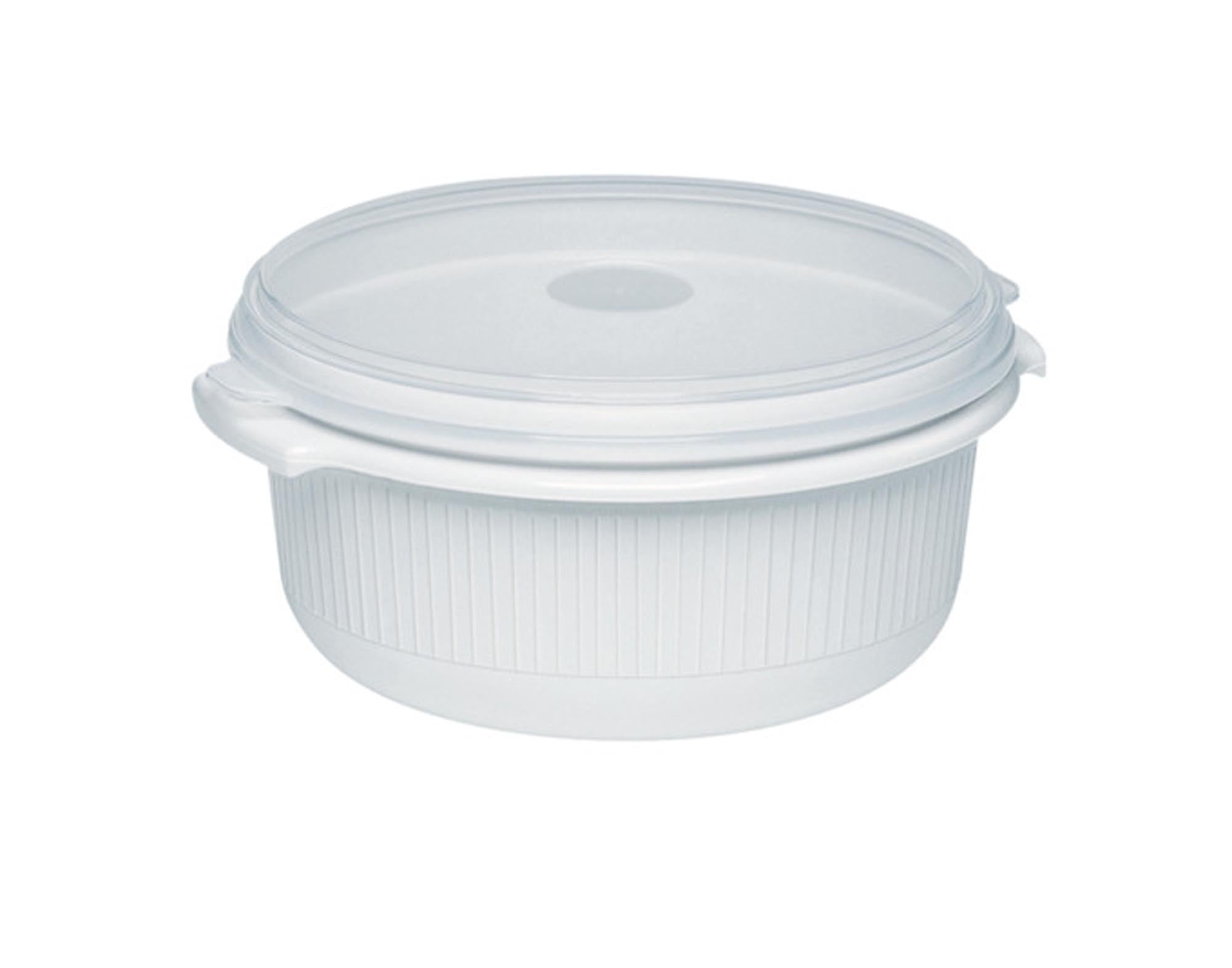 EMSA Mikrowellengeschirr 1.5 l, praktisches und elegantes Behältnis für die Mikrowelle, ideal zum Erwärmen und Aufbewahren von Speisen.