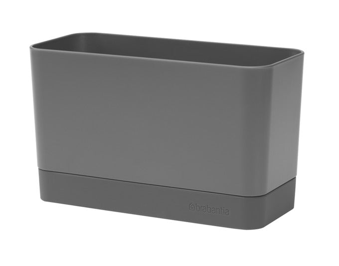 BRABANTIA Küchenorganizer SinkSide in dunkelgrau, ideal für die Aufbewahrung von Spülutensilien und Küchenhelfern, stilvoll und funktional.