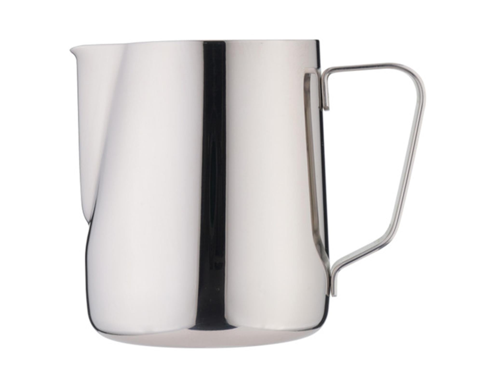 Moderne FOREVER Milchkanne Inox 0.35 l aus robustem Edelstahl. Ideal für die ansprechende Servierung von Milch und Saucen.