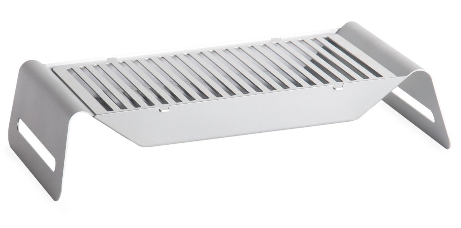 Caliu Grillplatte Table 14x36cm in Silber präsentiert im Onlineshop von KAQTU Design AG. Grillzubehör ist von Comas