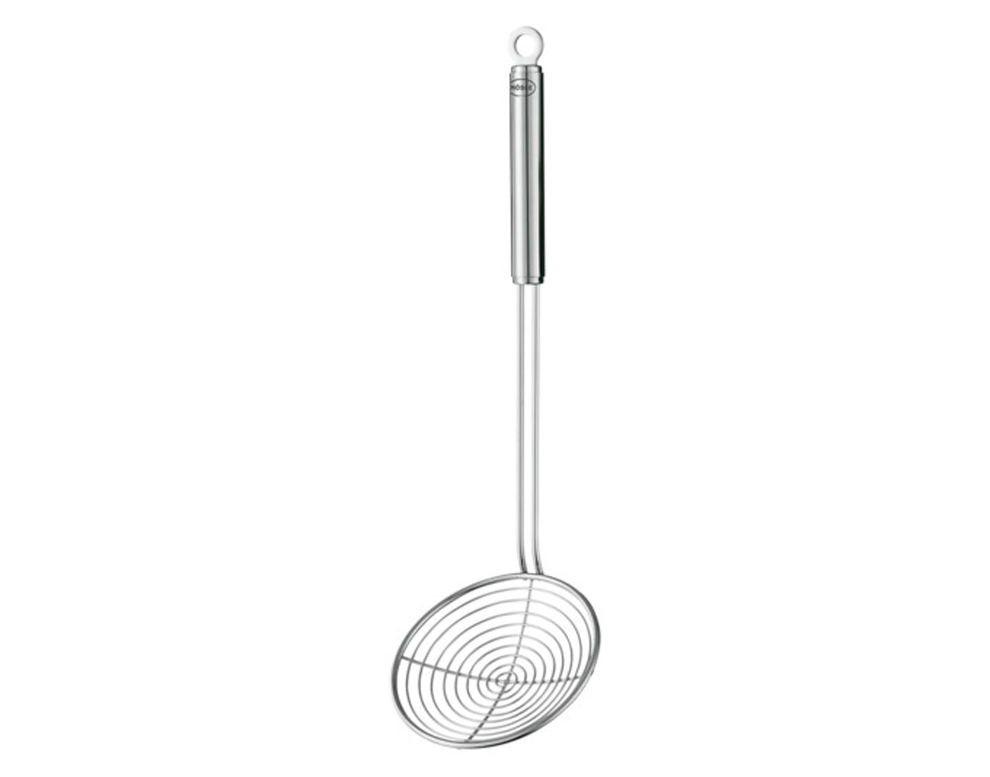 Entdecken Sie den RÖSLE Seihlöffel mit Rundgriff (ø 14x40.5 cm) – ideal zum Servieren von Suppen und Eintöpfen. Hochwertiger Edelstahl, ergonomisch, langlebig.