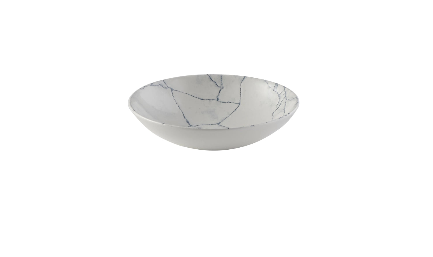 Stilvoller, tiefen Coupe Teller in Perl-Grau von S.P. Kintsugi, 18.2 cm, perfekt für ansprechende Servierideen und besondere Anlässe.