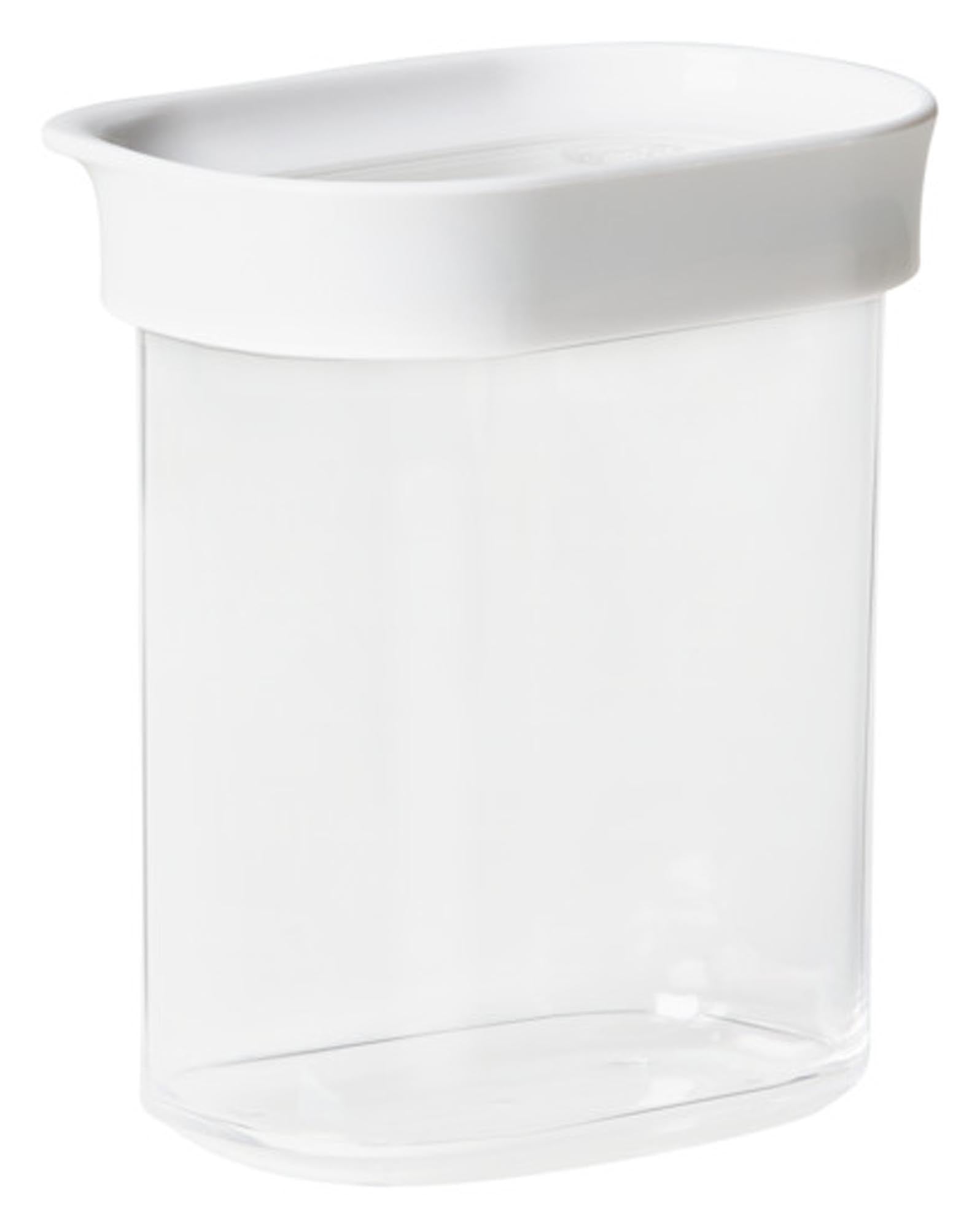 Rechteckige EMSA Dose Optima mit 0.38l Volumen, perfekt für die hygienische Lagerung von Lebensmitteln. Modernes Design, robust und praktisch.