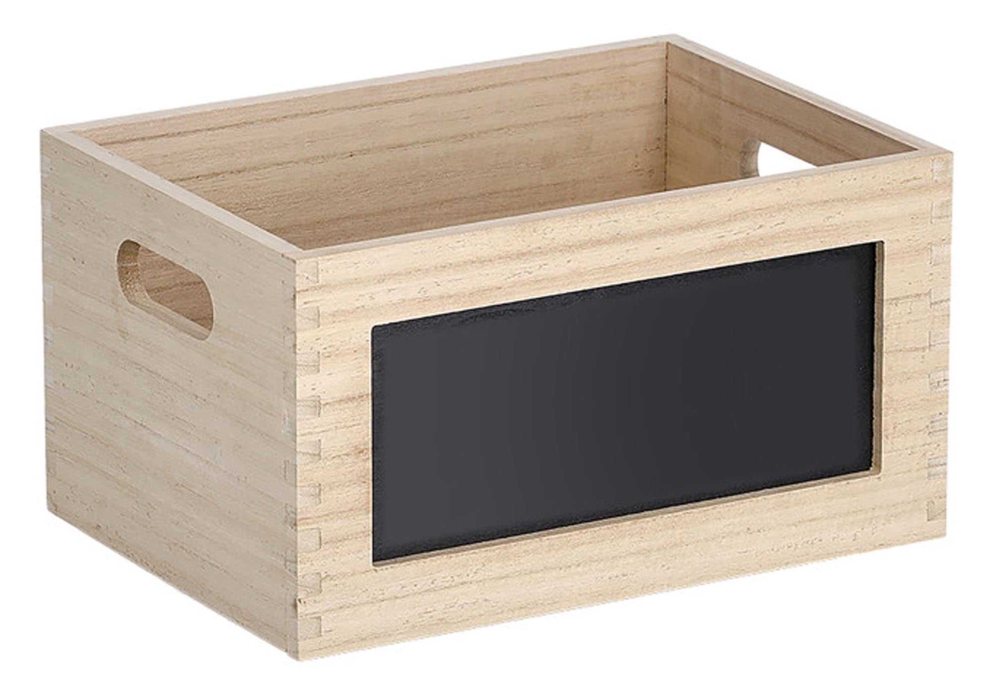Entdecken Sie die ZELLER Allzweckkiste aus Holz (28x20x15 cm) – stapelbar, robust und ideal für Ordnung im Haushalt, Büro oder Werkstatt.