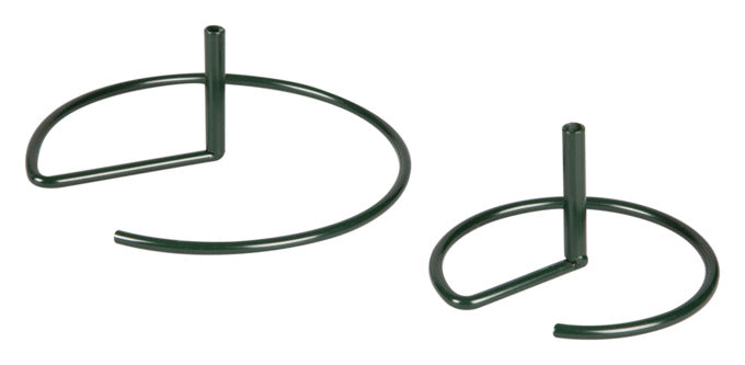 Grüne WINDHAGER Stützhilfe für Pflanztöpfe, 10 cm hoch, ideal zur Unterstützung von Pflanzen in Töpfen, robust und langlebig.