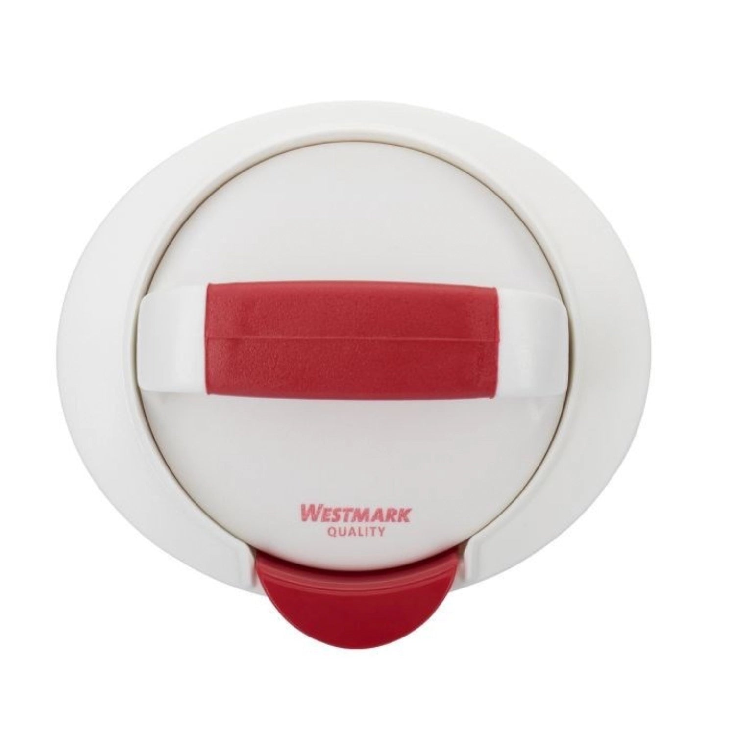 Kompakter Hamburgermaker von Westmark, 15x16x6 cm, für die einfache und schnelle Herstellung von saftigen Burger-Patties zu Hause.