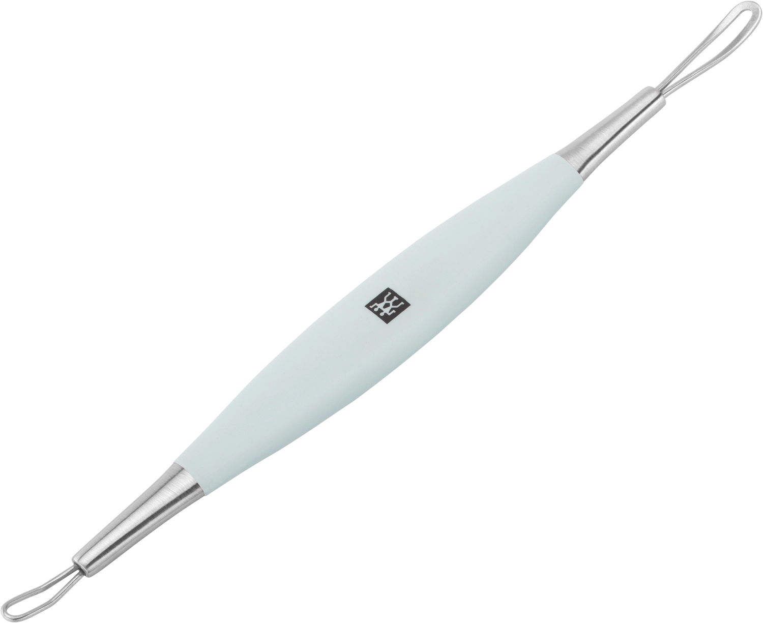TWINOX Mitesserentferner in mint, elegantes und effektives Werkzeug von Zwilling Beauty zur sanften Entfernung von Mitessern und Hautunreinheiten.