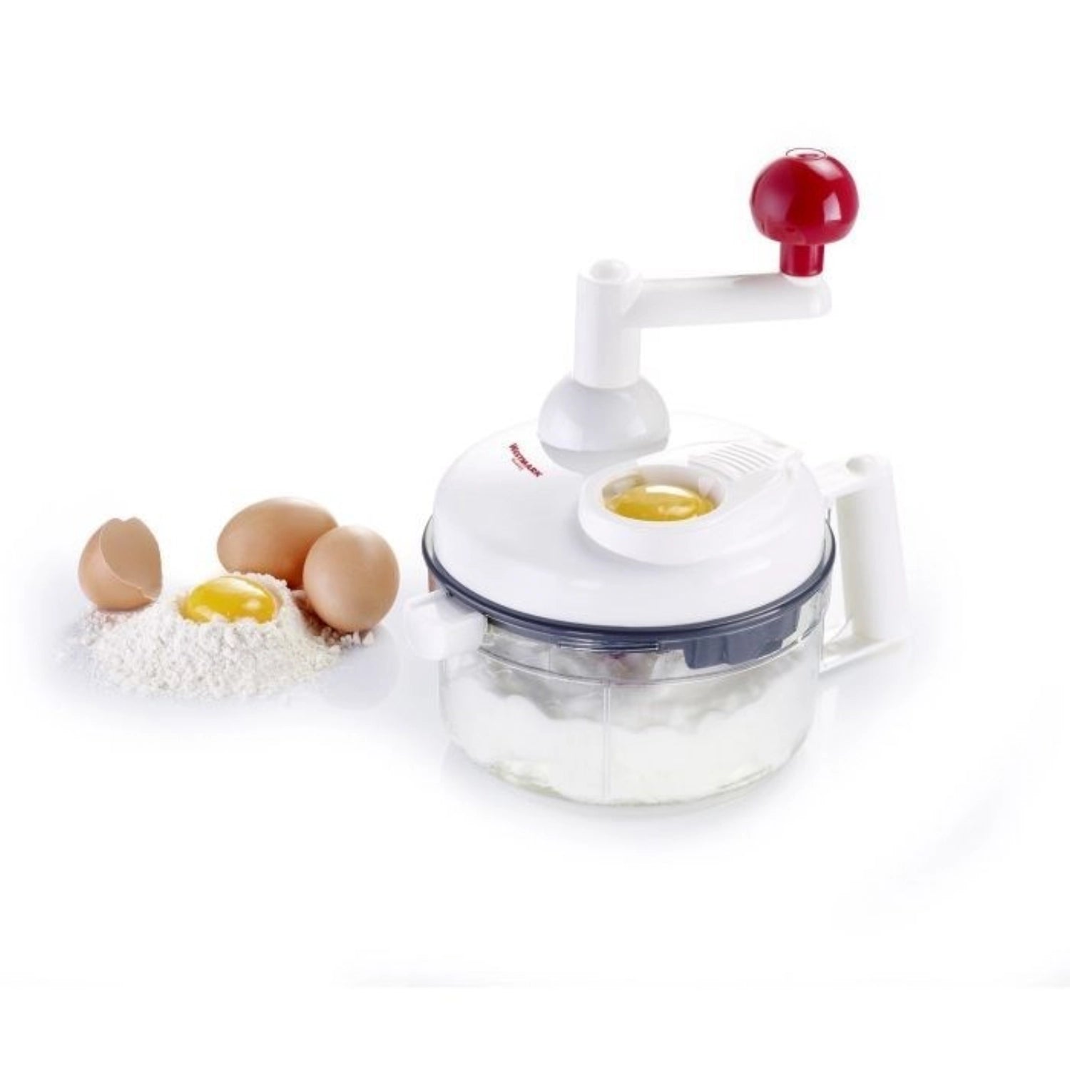 Küchenmaschine Multi-Kulti von Westmark, kompakt und vielseitig, ideal für schnelles Reiben und Raffeln von Zutaten in der Küche.