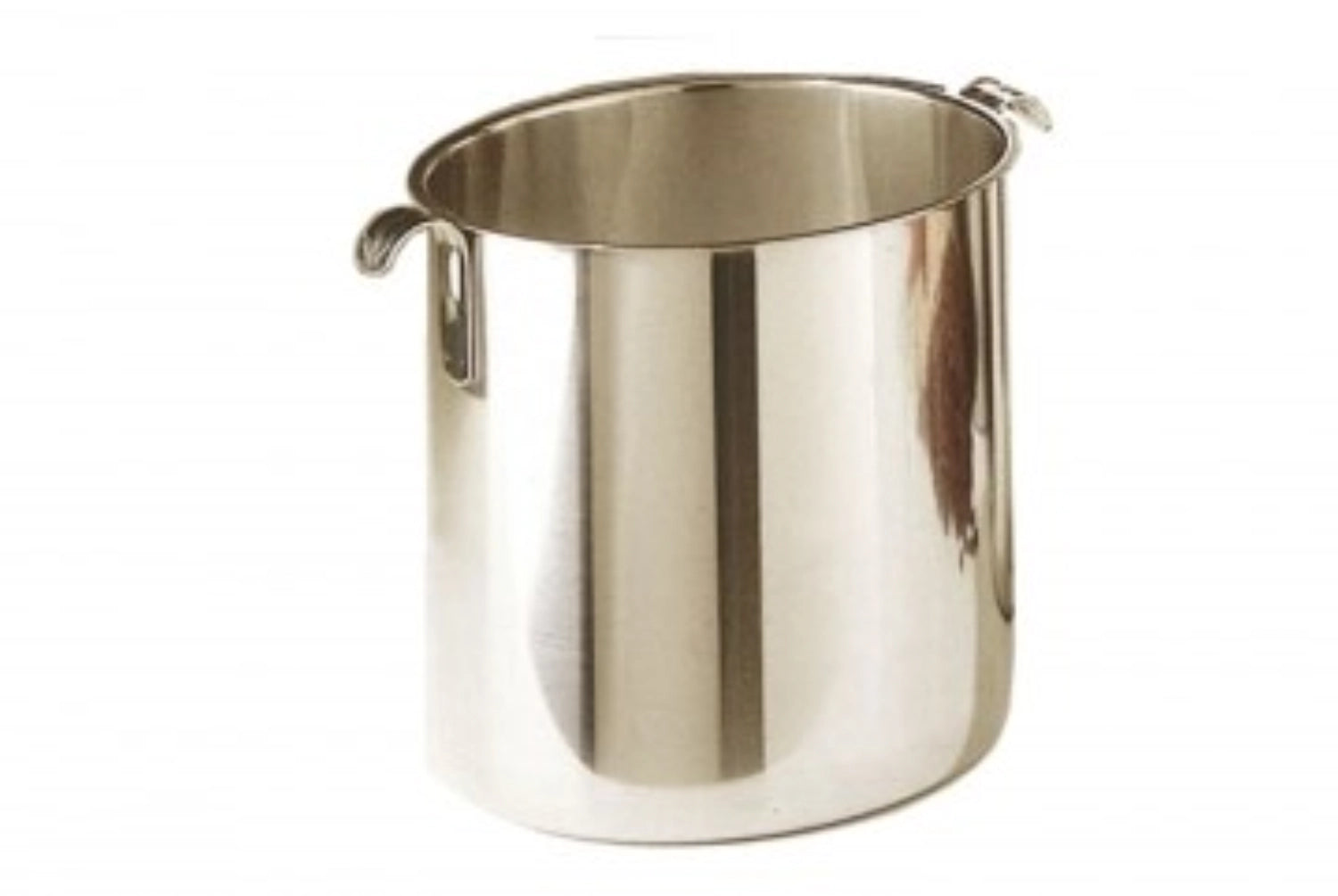 Runde Bain Marie von Amsta, 8 lt, ohne Deckel, mit praktischen Griffhaken – ideal für das sanfte Erwärmen und Servieren von Speisen.