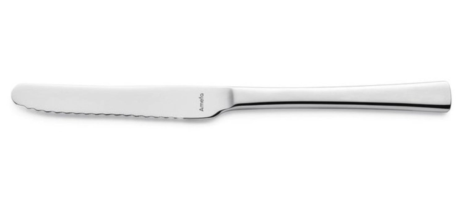 Hochwertiges Atlantic Brötchenmesser von Amefa, hochglänzend, ideal zum Schneiden von Brötchen und Gebäck, elegantes Design für den täglichen Gebrauch.