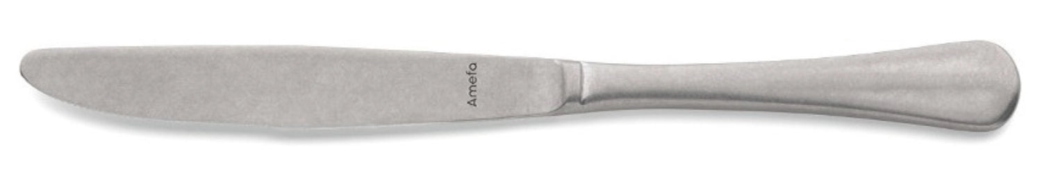 Elegantes Menümesser der Baguette Vintage Kollektion von Amefa, gefertigt aus hochwertigem 18/10 Edelstahl, perfekt für festliche Anlässe.