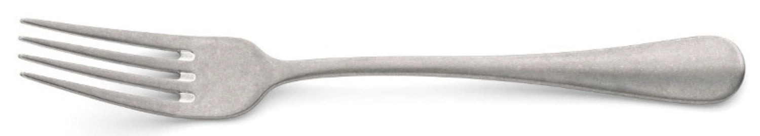 Stilvolle Kuchengabel im Baguette Vintage Stil von Amefa, aus robustem 18/10 Edelstahl, ideal für elegante Desserts und besondere Anlässe.