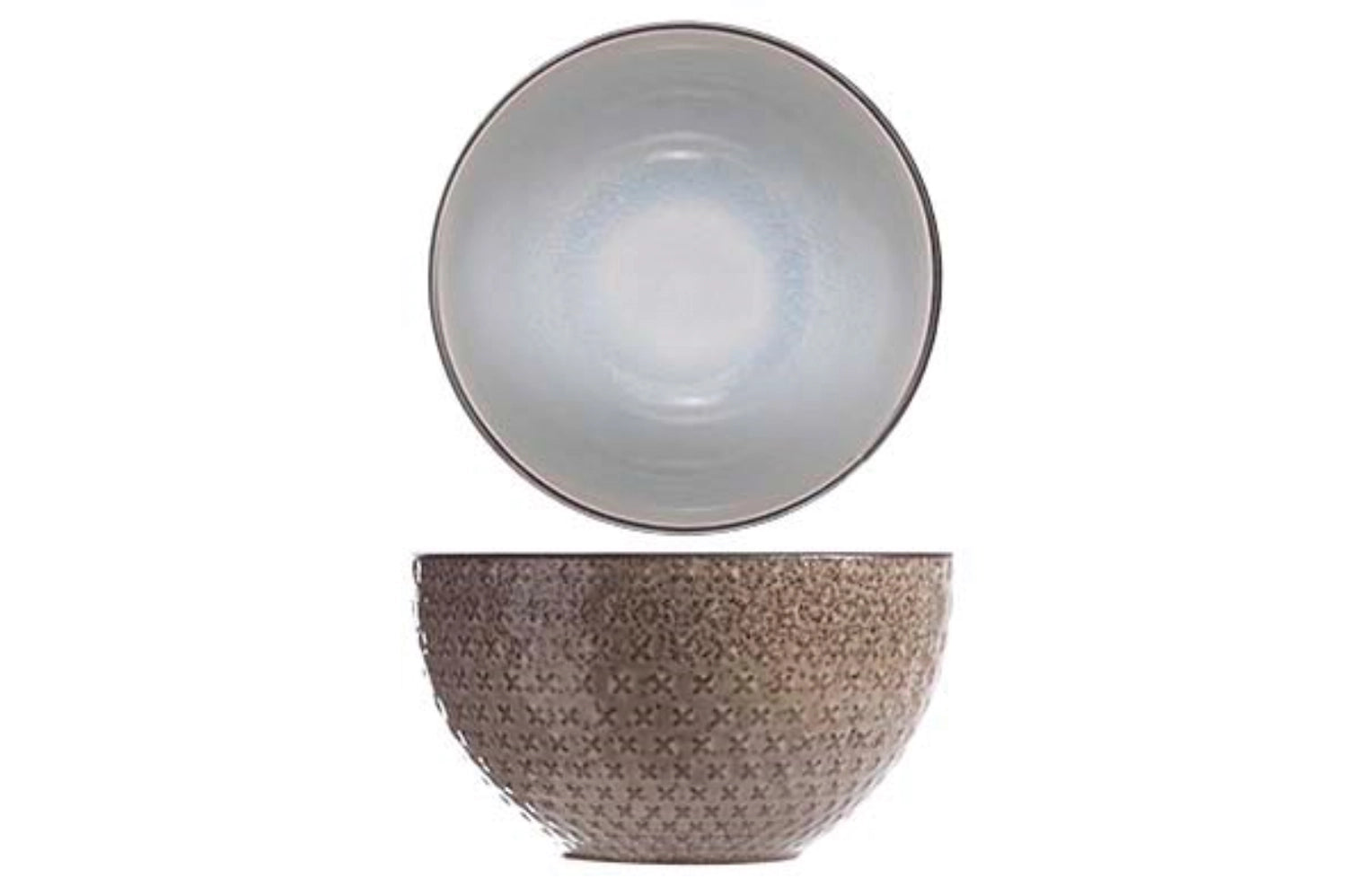 Elegante Babylon Schüssel in Blau, Ø 15 x 8.5 cm, ideal für stilvolle Tischdekoration und vielseitige Verwendung, erhältlich bei Cosy & Trendy.