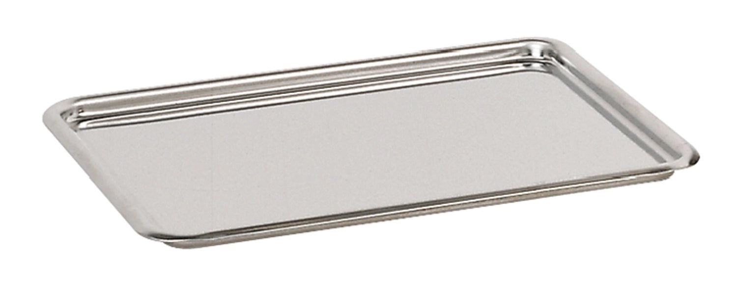 Elegante Backwarenplatte mit rundem Rand, 24x19 cm, ideal zum Servieren von Gebäck und Snacks, aus der Servierplatten-Kategorie von de Buyer.