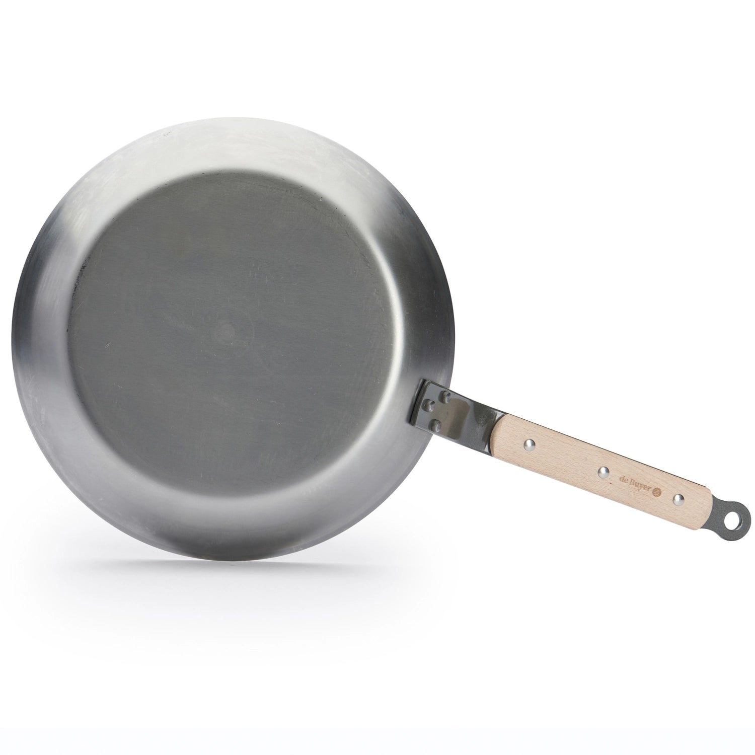 Hochwertige 28 cm Bratpfanne aus der MINERAL B ELEMENT-Serie von de Buyer, perfekt für professionelle Kochtechniken und langlebigen Einsatz.