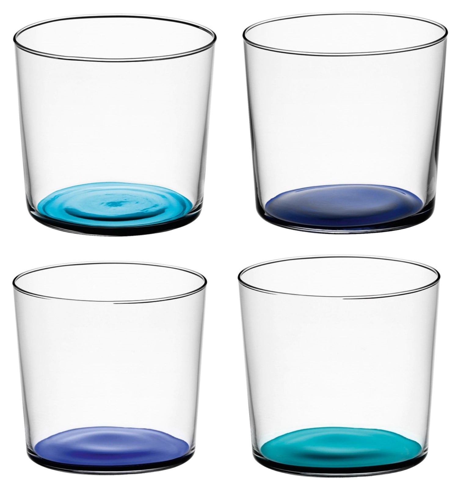 Elegantes 4er Set Coro Becher von LSA, 310ml, perfekt für Getränke aller Art, kombiniert modernes Design mit praktischer Handhabung.