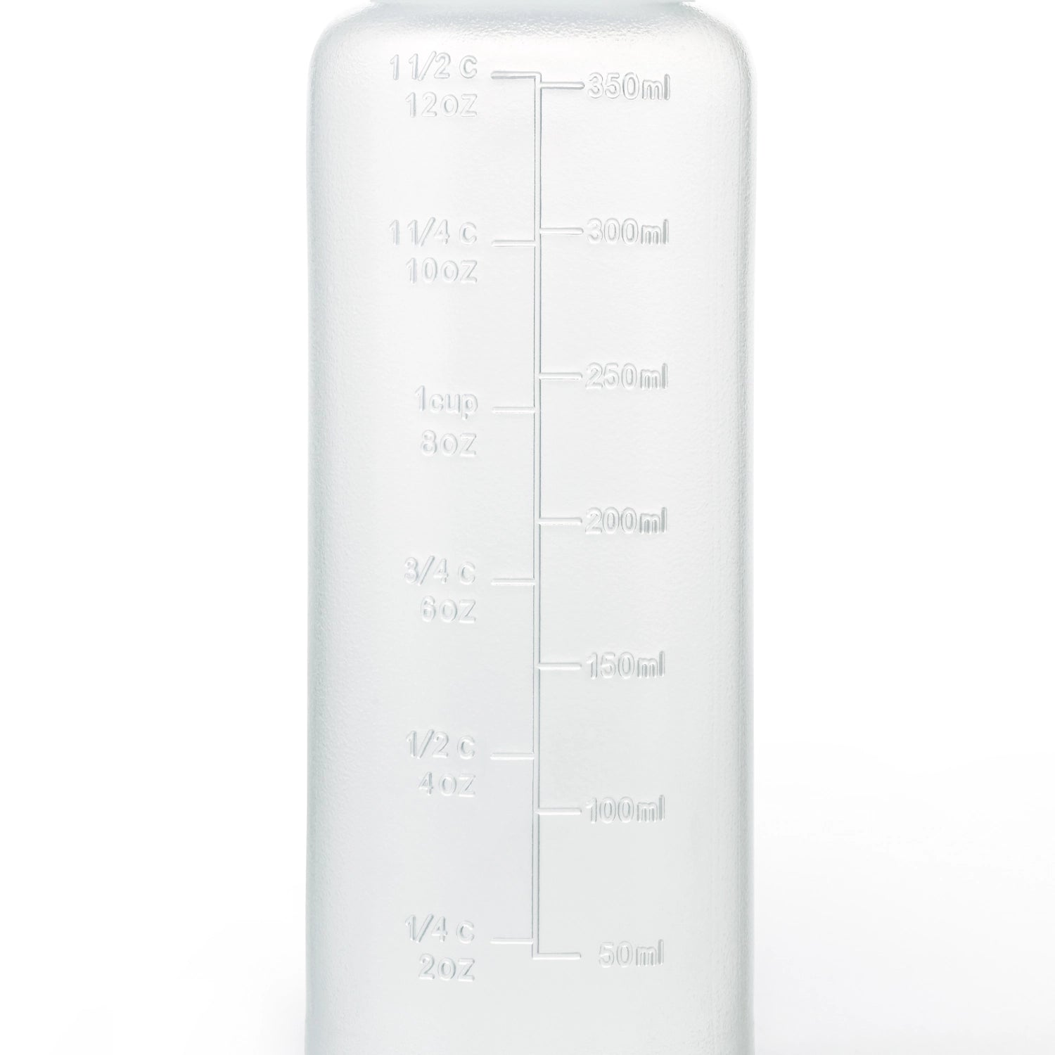 Elegante OXO Dispenserflasche mit 350 ml, perfekt für das gezielte Ausgießen von Flüssigkeiten in der Küche und beim Anrichten.