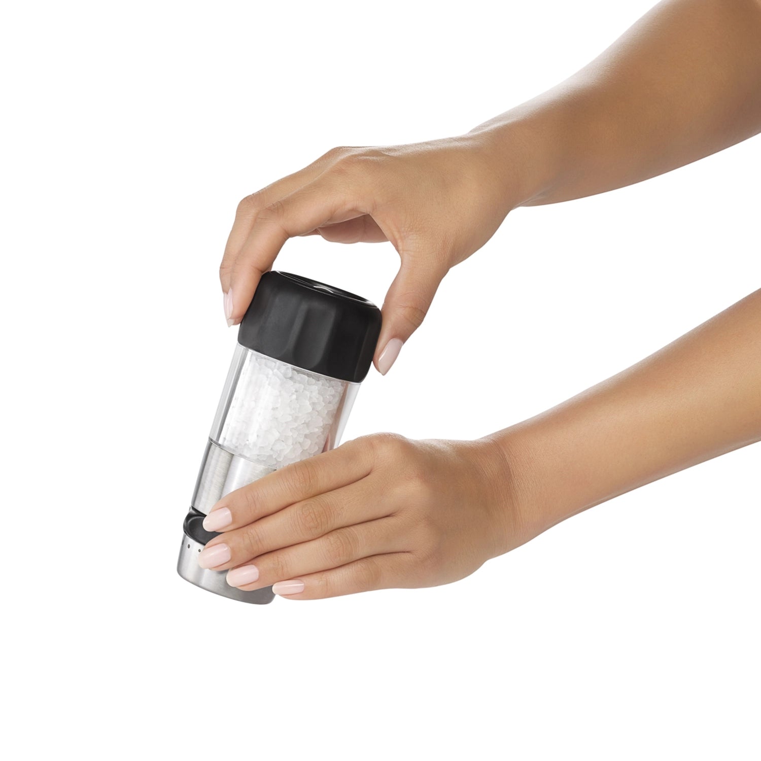 Elegante OXO Good Grips Salzmühle, perfekt für müheloses Mahlen von Salz. Stilvolles Design für jede Kücheneinrichtung.