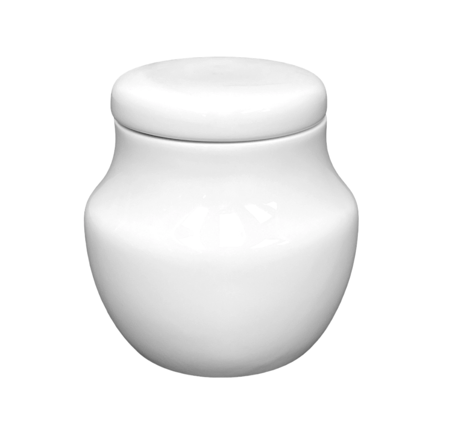 Elegante Uni 09 Zuckerdose von Royal Porcelain, 0.2lt, zeitloses Design in Weiß, perfekt für die stilvolle Präsentation von Zucker.