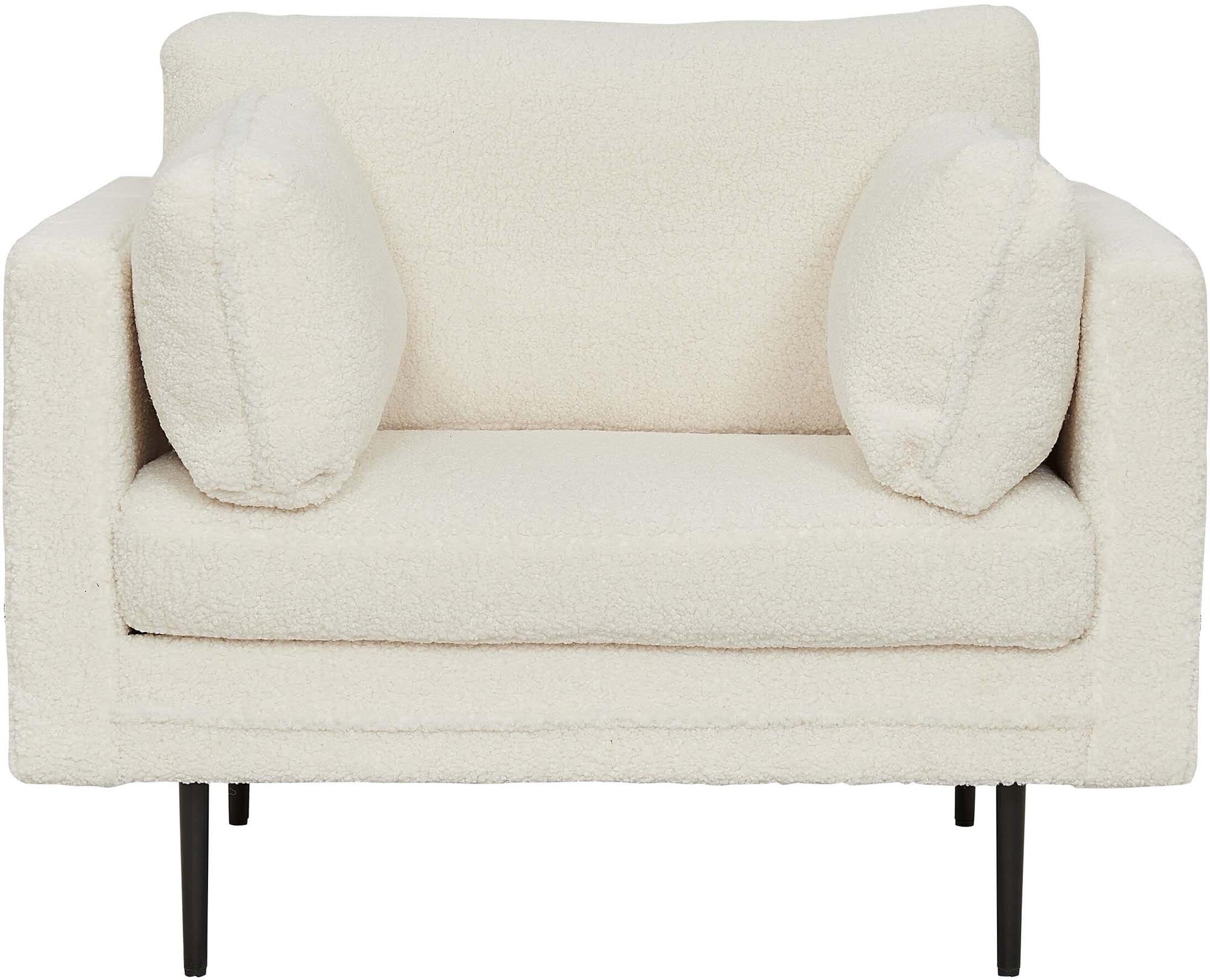 Eleganter Boom Sessel von Venture Home, der mit seinen weichen Armlehnen und luxuriösem Samt für Komfort und Stil in jedem Raum sorgt.