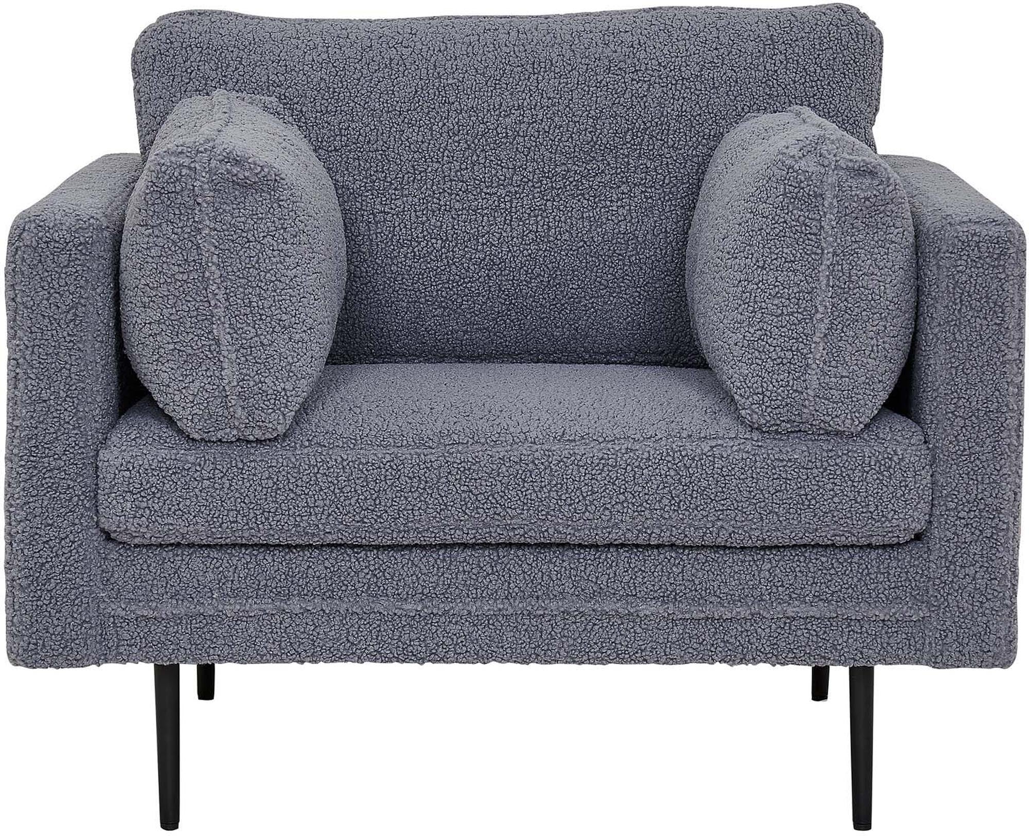Moderner Boom Sessel von Venture Home, ideal für gemütliche Ecken, vereint Komfort und zeitgemäßes Design mit praktischen Armlehnen.