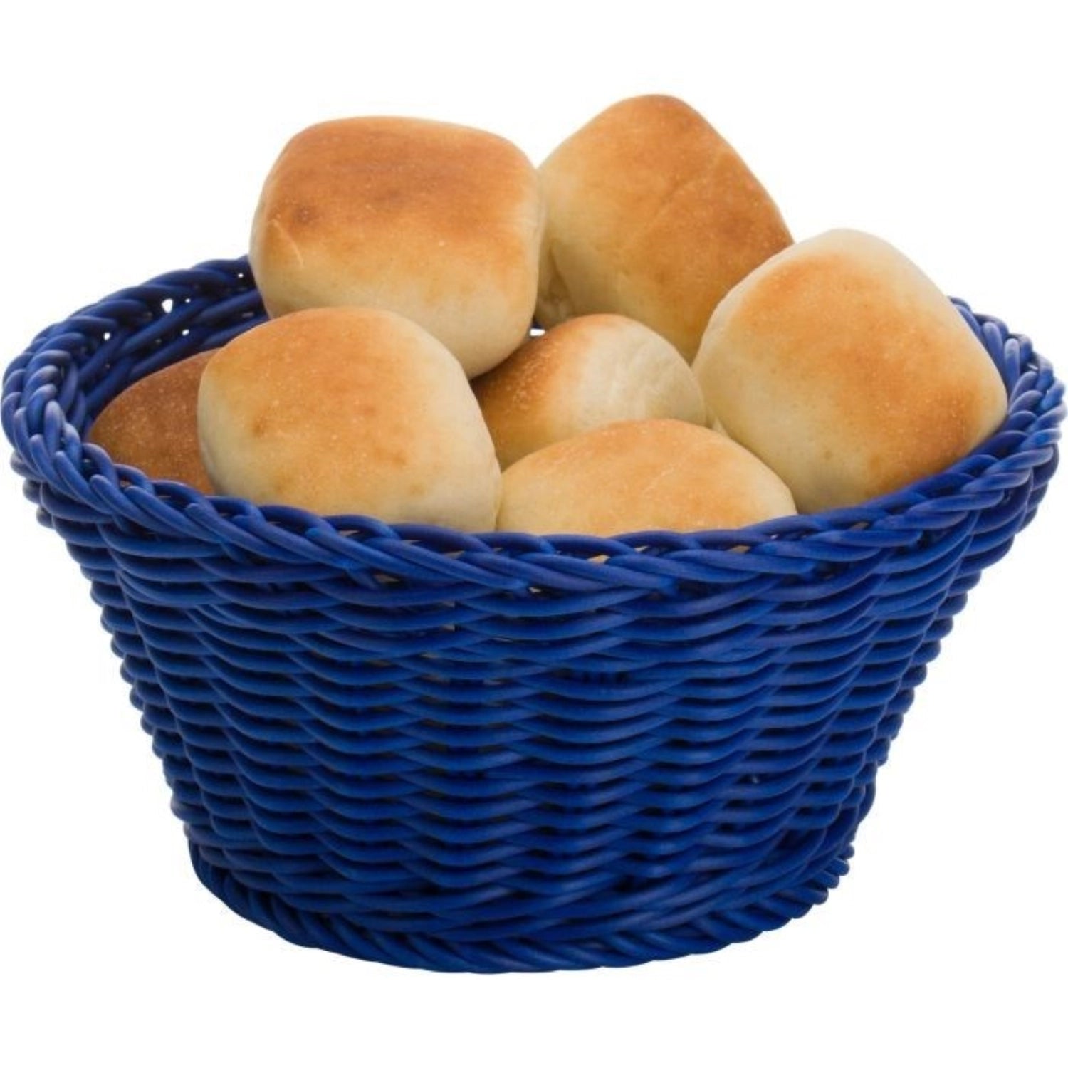 Runder Brotkorb in m-blau von Westmark, 18x10cm, ideal für die stilvolle Aufbewahrung von Brötchen und Snacks, verleiht jedem Tisch eine besondere Note.