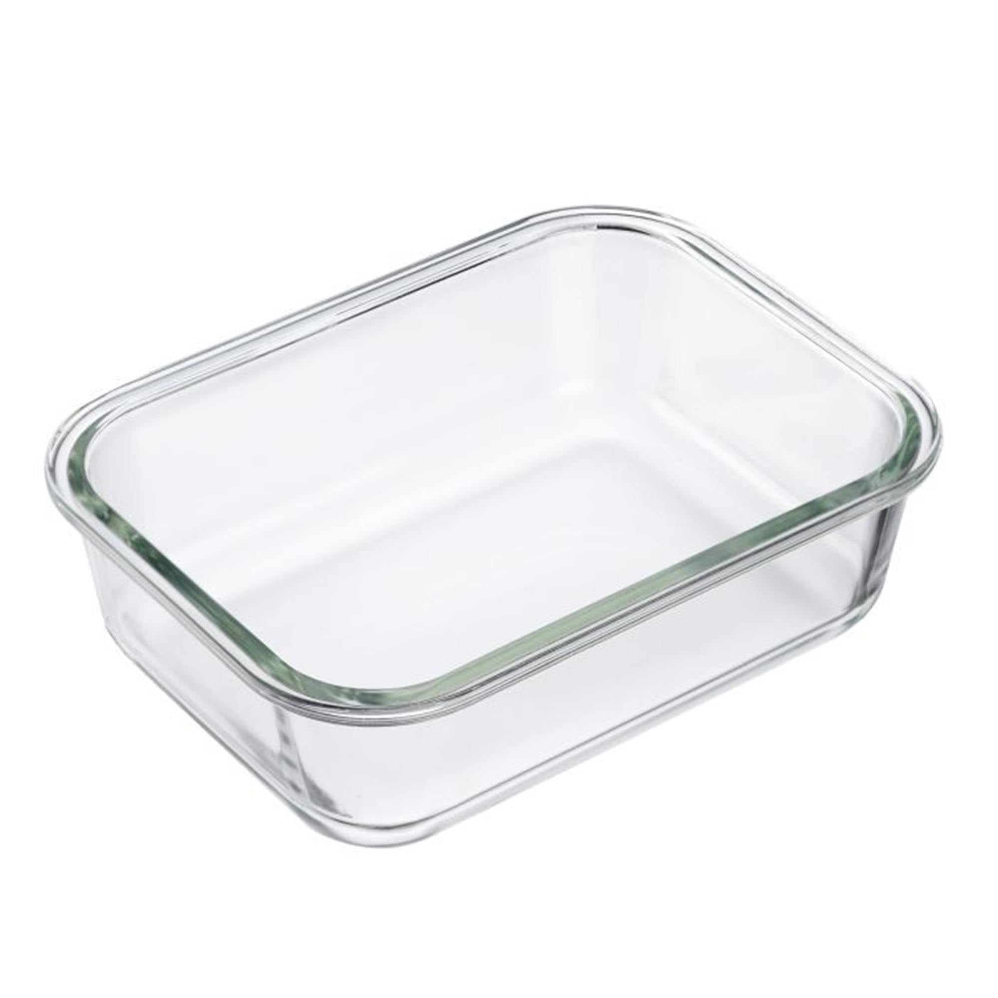 Transparente Glas-Frischhaltedose mit 370 ml Volumen von Westmark, ideal zum Aufbewahren von Lebensmitteln, elegant und funktional.