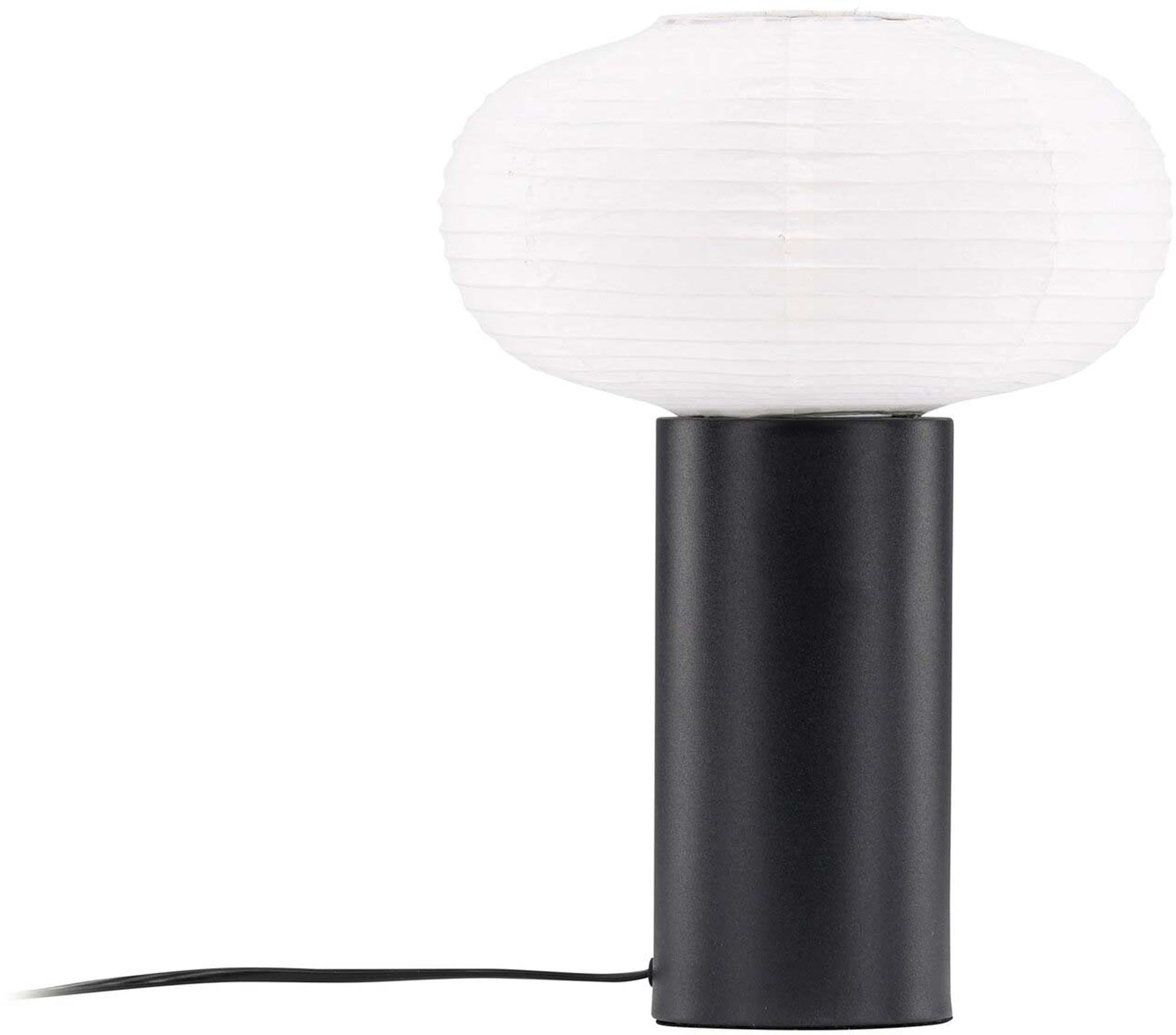 Elegante Hovfjället Tischlampe in modernem Schwarz-Weiß, perfekt für stimmungsvolle Beleuchtung in Wohnräumen.