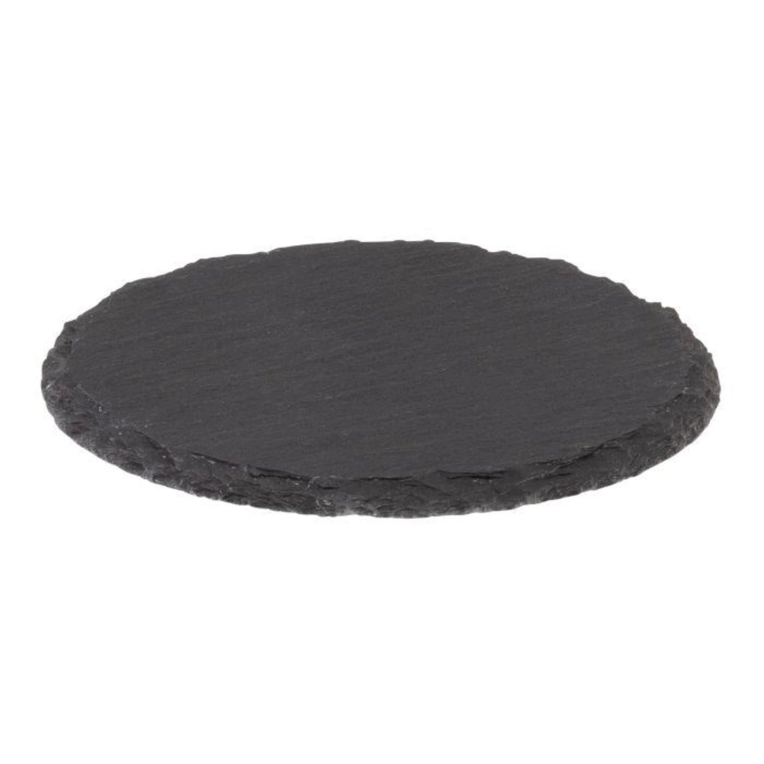 Hochwertiges 4er Set runder Untersetzer aus Naturschiefer (D10cm) von Westmark, ideal für Gläser und Tassen, schützt Oberflächen stilvoll.