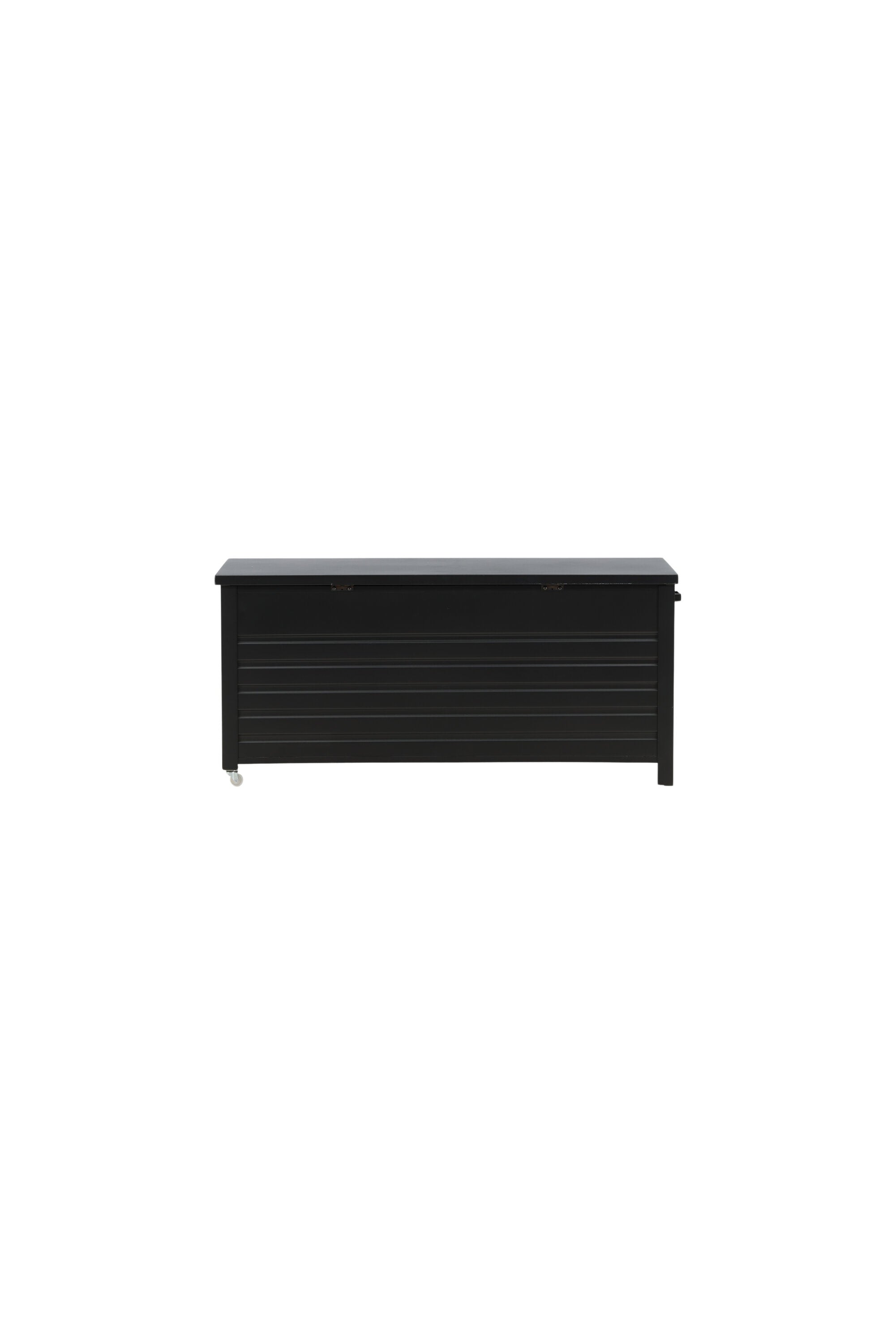 Die stilvolle Elsa Kissenbox von Venture Home bietet praktischen Stauraum für Kissen und Gartenzubehör und ergänzt jeden Außenbereich.
