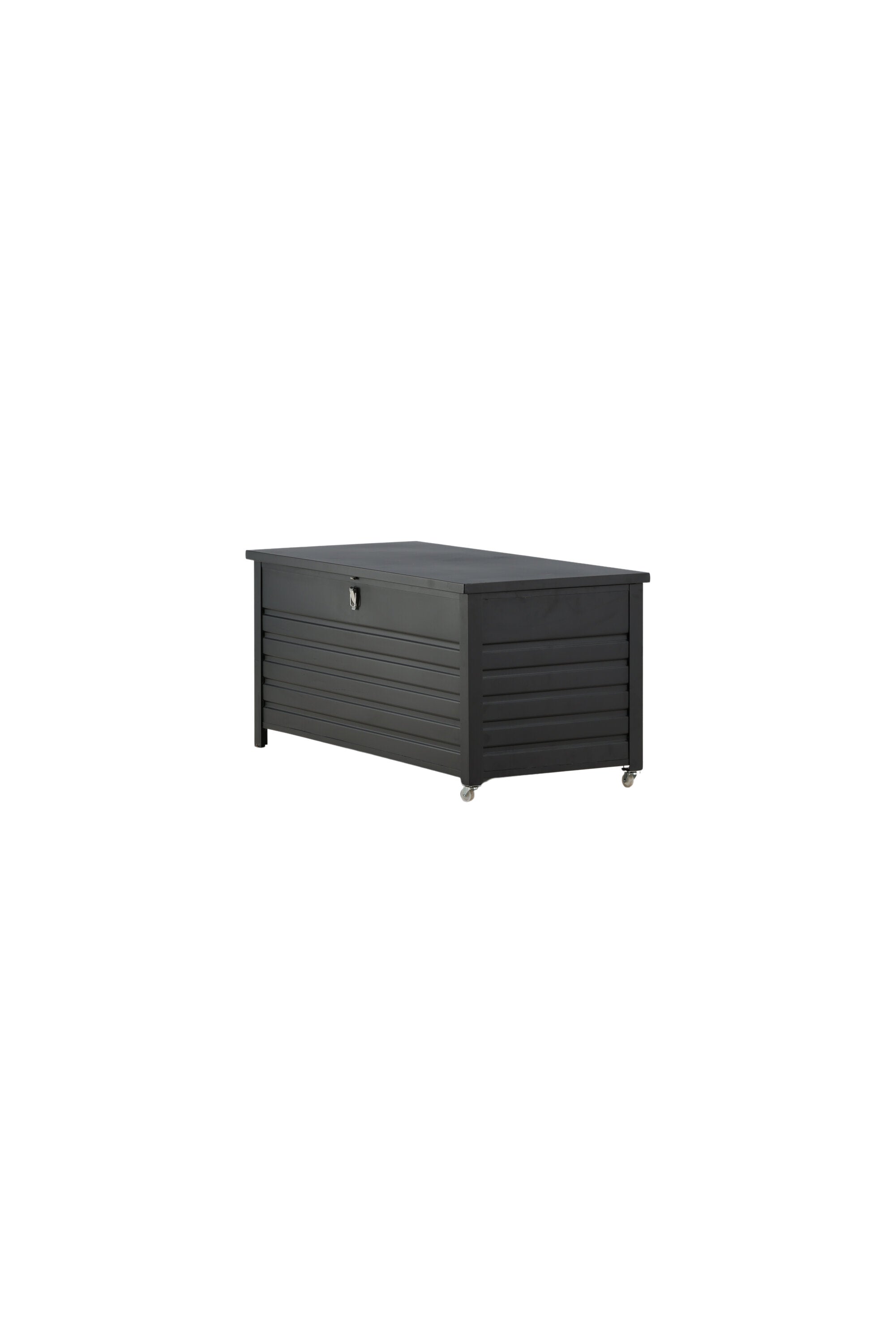 Die Elsa Kissenbox von Venture Home bietet stilvolle und praktische Aufbewahrung für Kissen und Gartenutensilien im modernen Design.