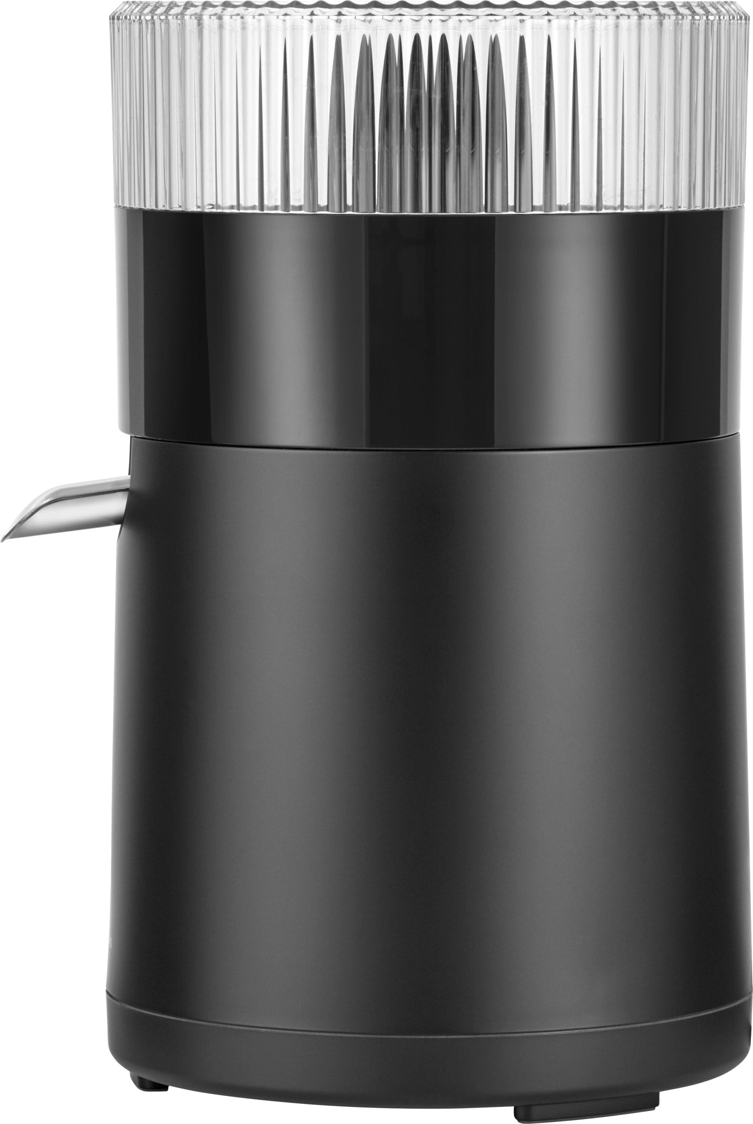 Moderne schwarze Zitruspresse Enfinigy von Zwilling, ideal für die Zubereitung von erfrischenden Zitrussäften. Stilvolles Küchengerät.