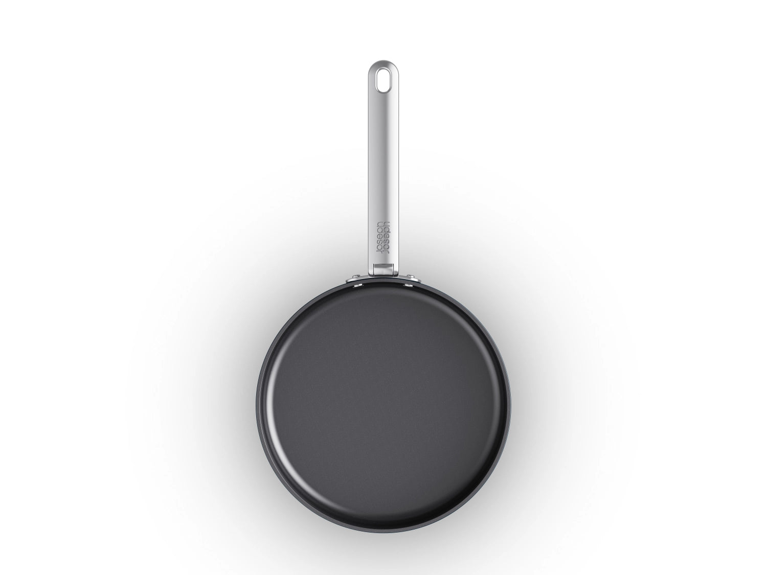 Kompakte 24 cm Bratpfanne von Joseph Joseph mit innovativem klappbarem Griff, ideal für platzsparendes Kochen und vielseitige Gerichte.