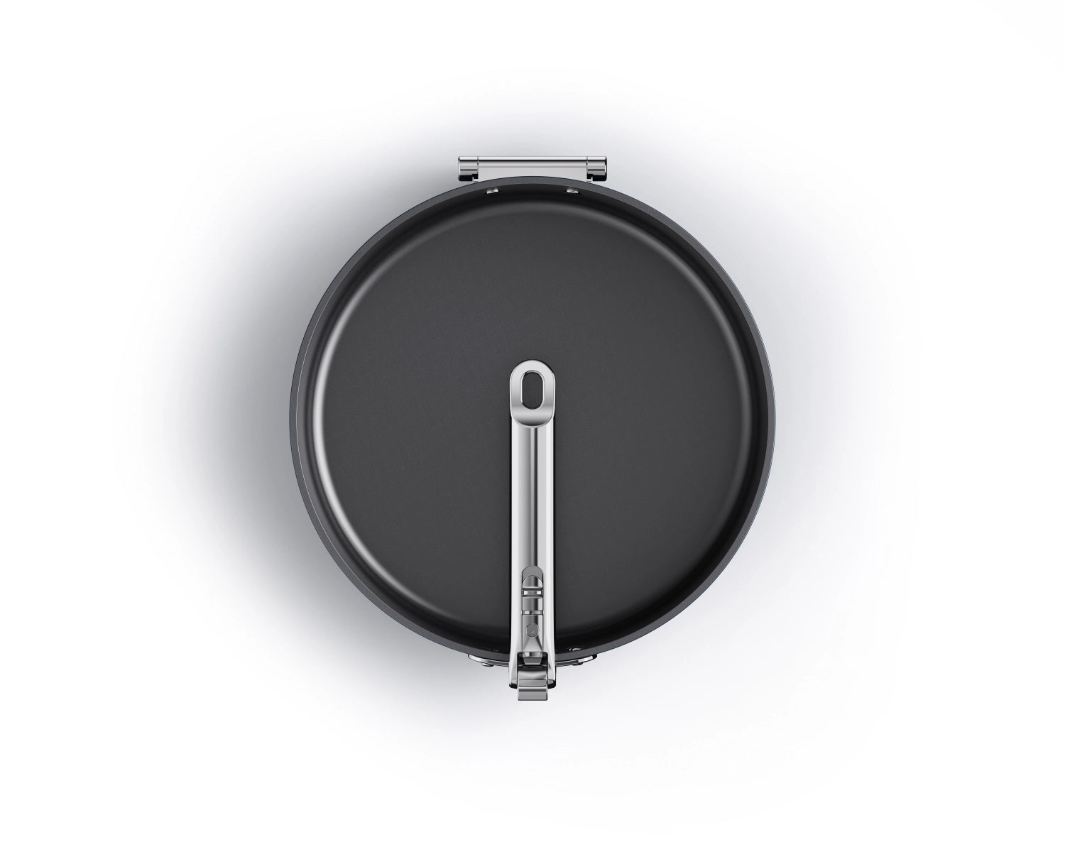 Elegante 28 cm Stielkasserolle von Joseph Joseph, ausgestattet mit einem klappbaren Griff und passendem Deckel für platzsparendes Kochen.