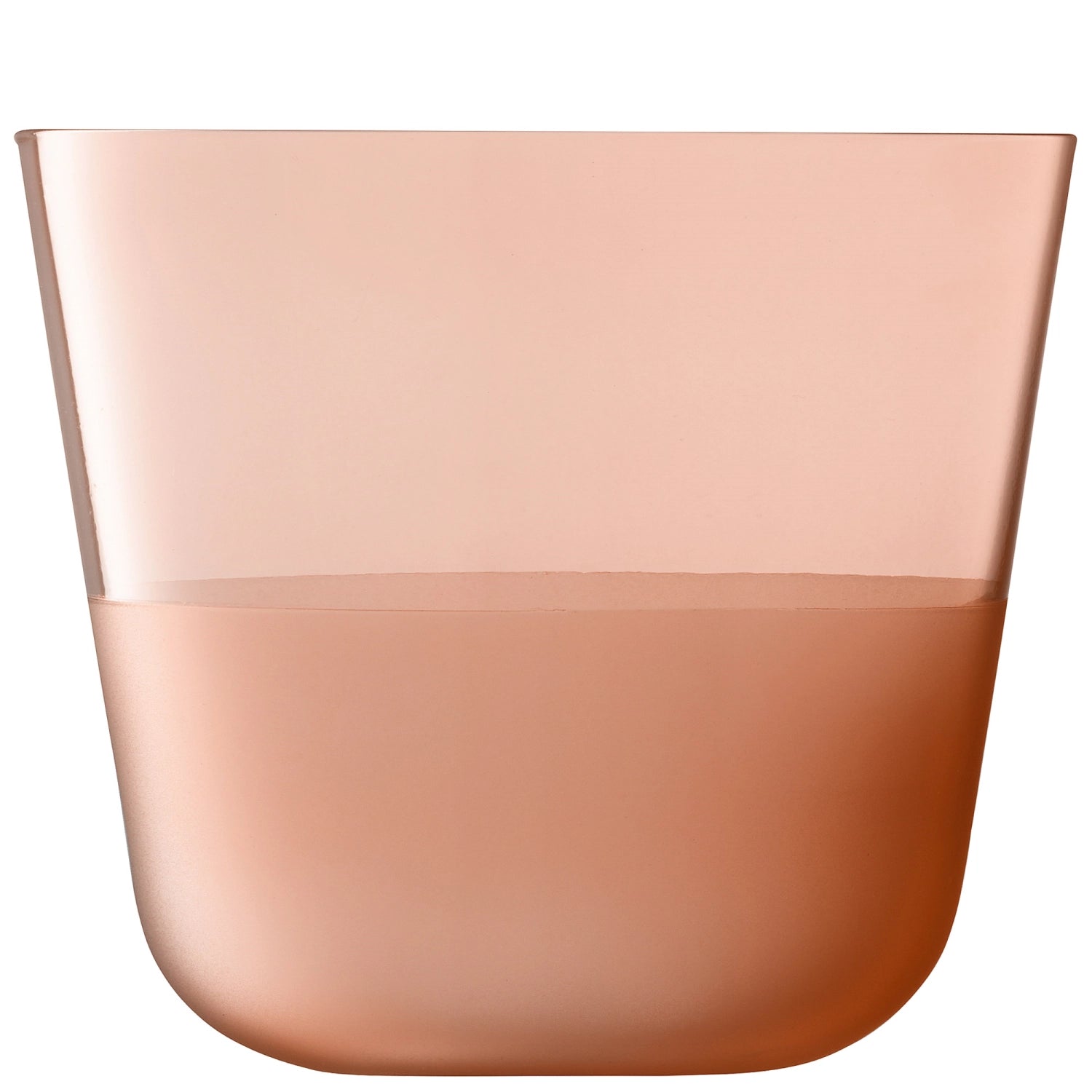 Stilvolles 2er Set Arc Contrast Trinkbecher in Koralle, 260ml, ideal für Getränke und als dekoratives Element in jedem Zuhause.