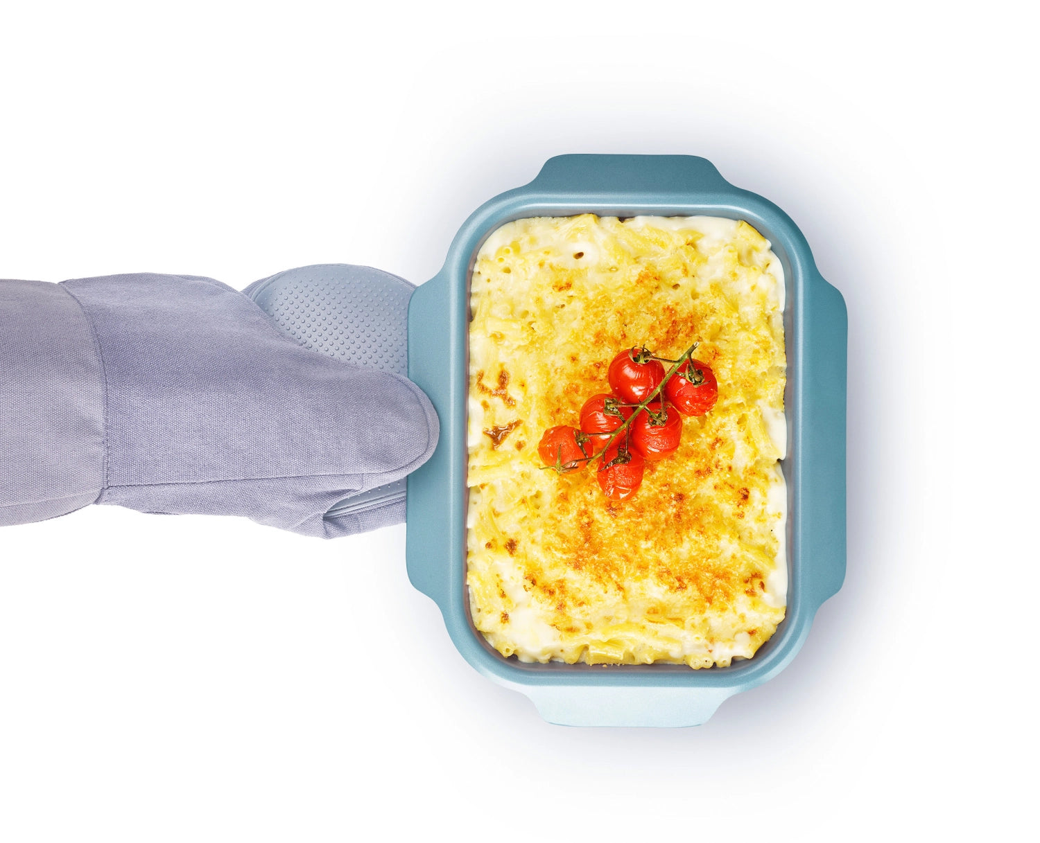 Kompakte Joseph Joseph Nest Oven Backform, 23x16.5cm, H5cm, mit antihaftbeschichteter Oberfläche für einfaches Backen und Reinigen.