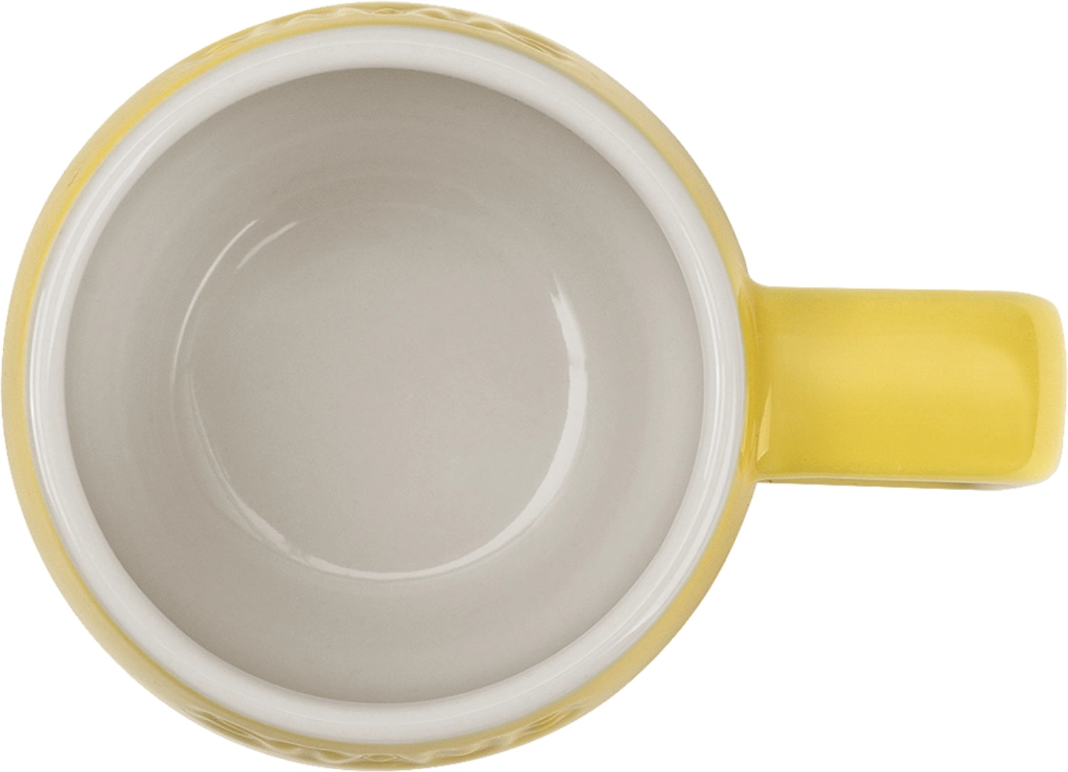 Elegante, handliche Tasse Citron XS von Staub in strahlendem Gelb, perfekt für Tees, Kaffees oder als stilvolle Tischdekoration.
