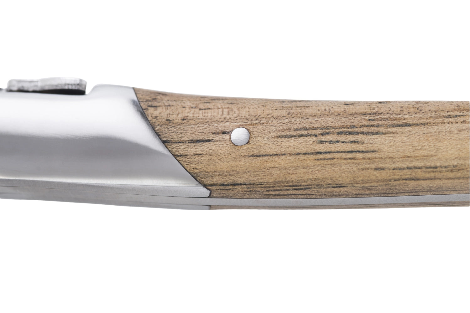 Hochwertiges Steakmesser der Laguiole Luxury Line, gefertigt aus edlen Holzarten, perfekt für stilvolle Dinneranlässe.