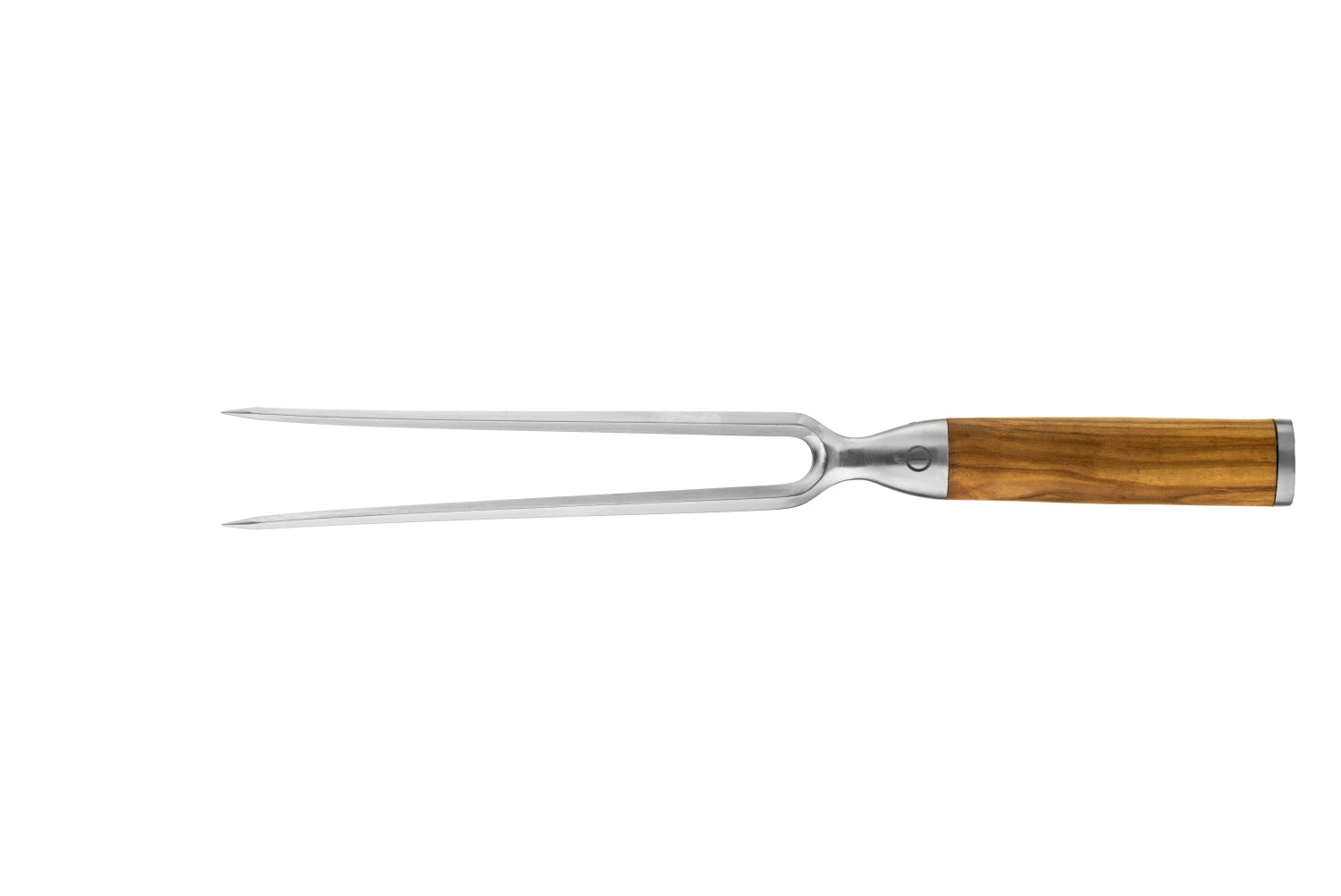 Elegante Tranchiergabel aus Olivenholz von Forged, ideal für das mühelose Tranchieren und Servieren von Fleisch und Geflügel.