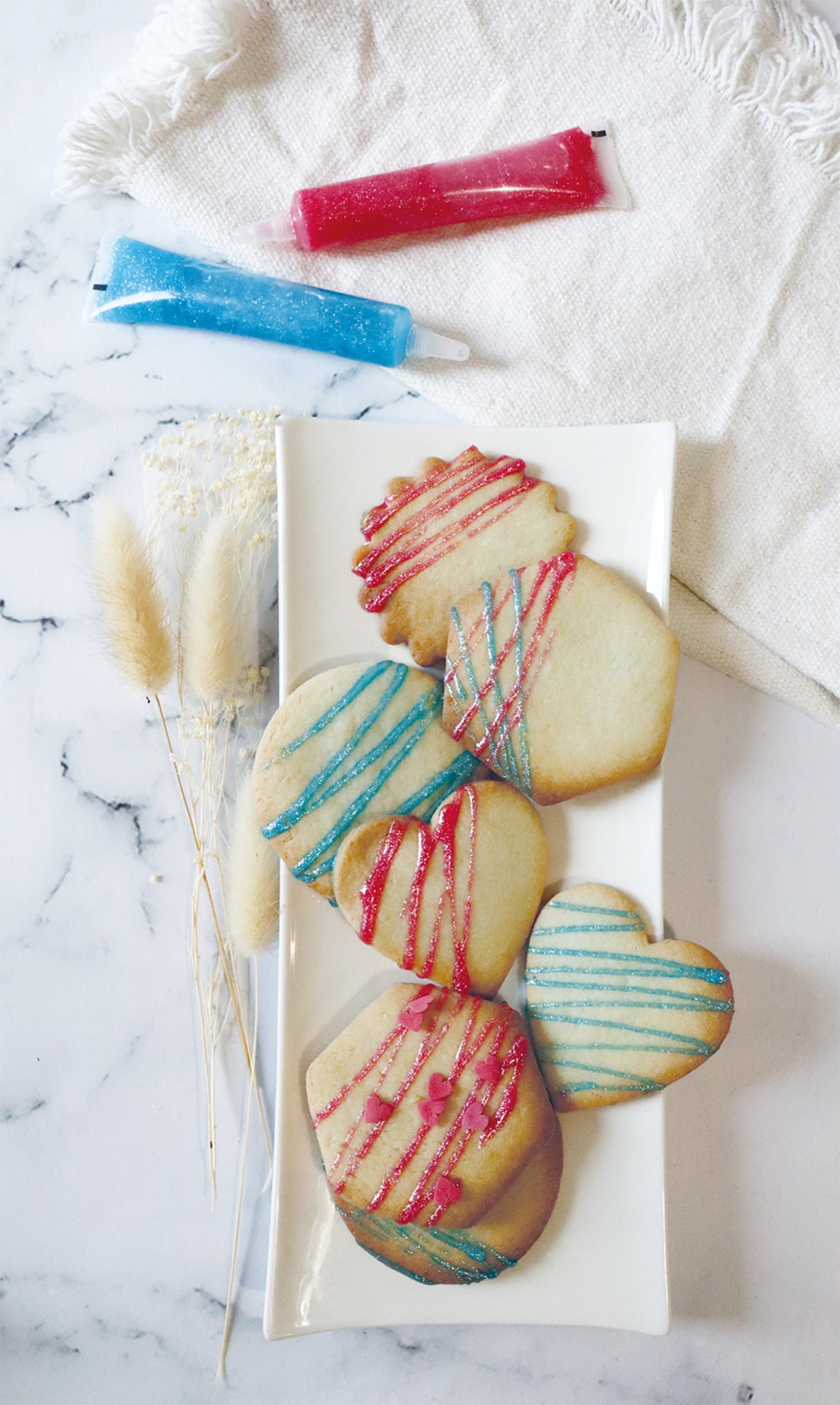 Perlmuttblauer Zuckerguss Stift (26g) für kunstvolle Tortendekorationen und exquisite Verzierungen auf Backwaren.