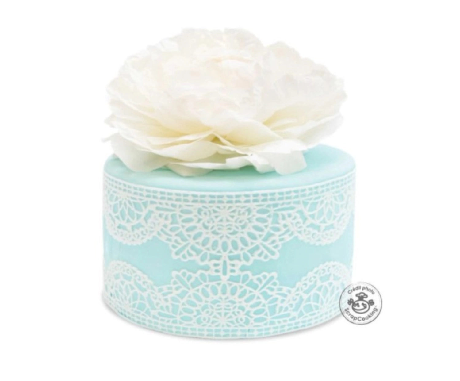 Rollfondant in hellblau, 400g, ideal zum Dekorieren von Torten und Gebäck, perfekt für kreative Backprojekte und Anlässe.