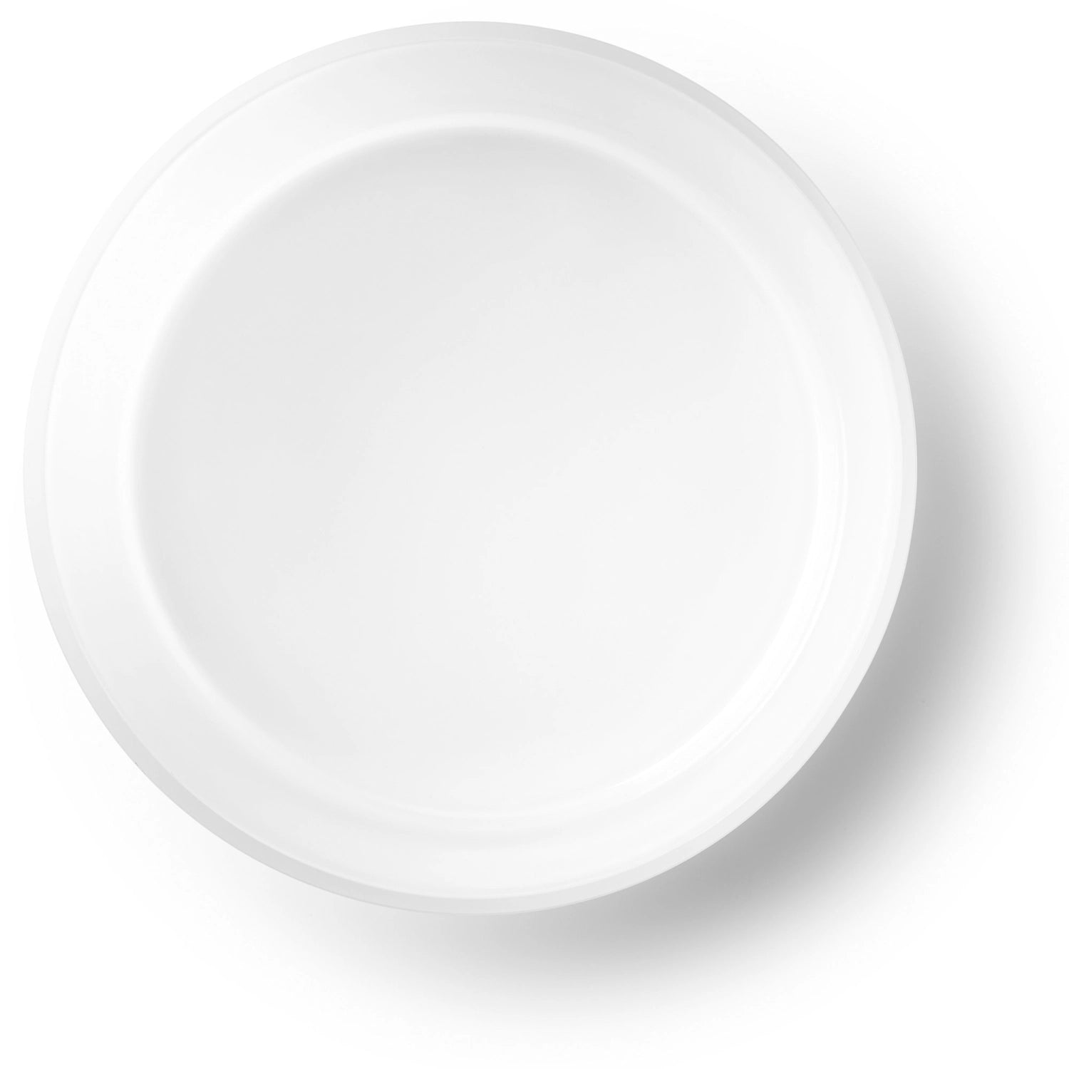 Elegante, runde Schale aus hochwertigem weißem Glas von LSA, perfekt für stilvolle Präsentationen und als Blickfang in jedem Raum.