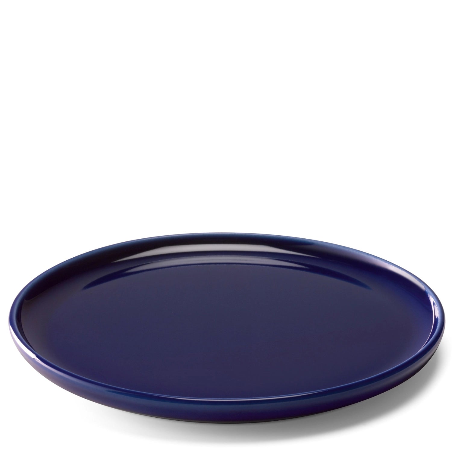 Elegantes 2er Set flacher Teller in strahlendem Cobaltblau, Durchmesser 20 cm, perfekt für ansprechende Tischdekoration und festliche Anlässe.